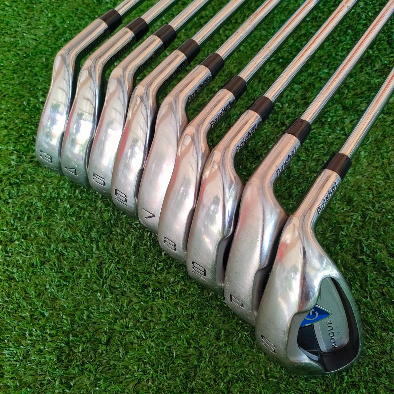 ชุดเหล็ก ROGUE EXT POLEKAT มีเหล็ก3-9 เเละ PW SW ชุดเหล็กที่ตีง่าย และส่งพลัง เสียงดังเพราะ ไม้กอล์ฟมือสอง ของแท้ BY NakaraLuxurious