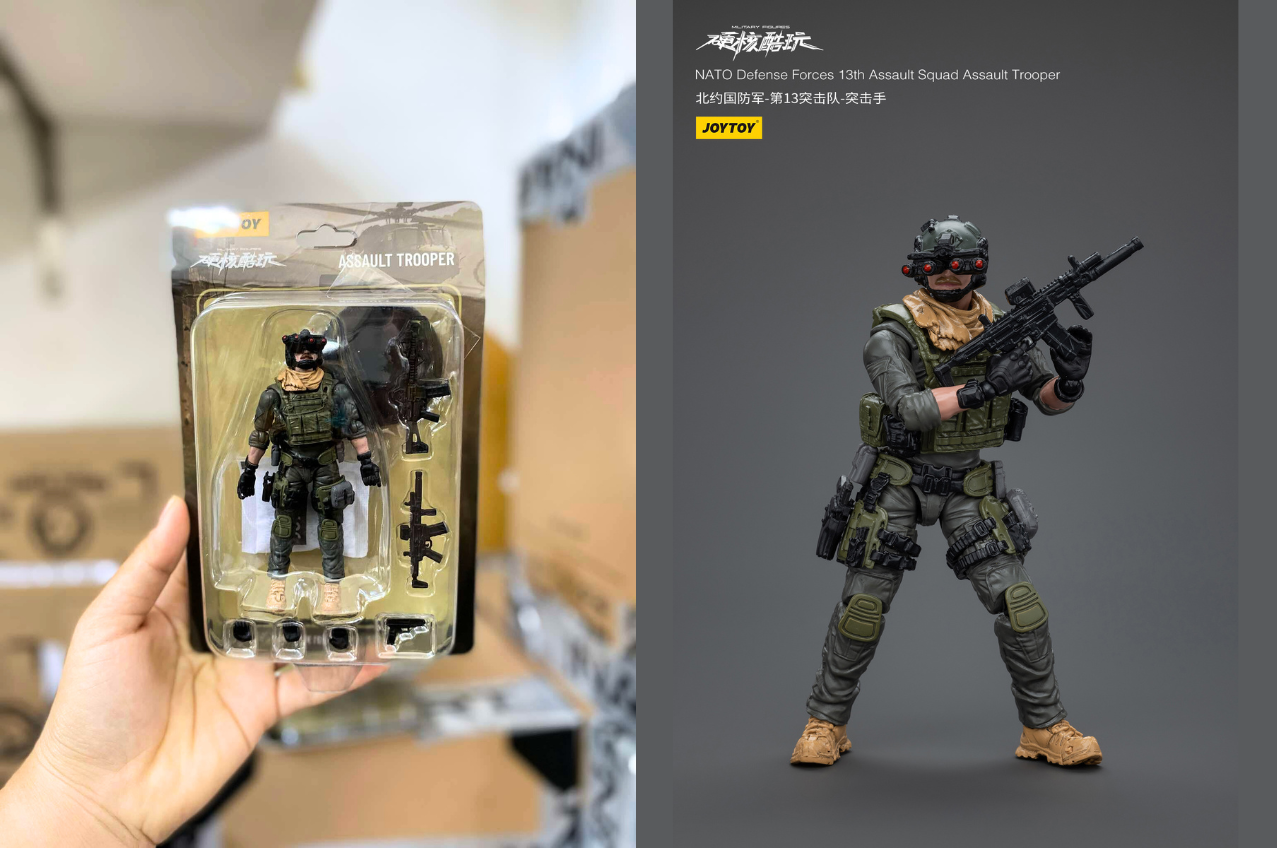 [พร้อมส่ง] Joytoy 1/18 : Hardcore Coldplay Naro Defense Forces 13Th Assault Squad- JT7196 : Assault Trooper