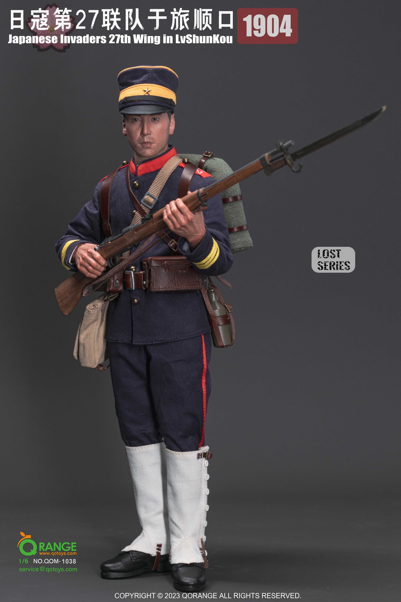 [สั่งจอง]QORANGE QOTOYS QOM-1038 1/6 : Japanese Invaders 27th Wing in LvShunKou 1904
