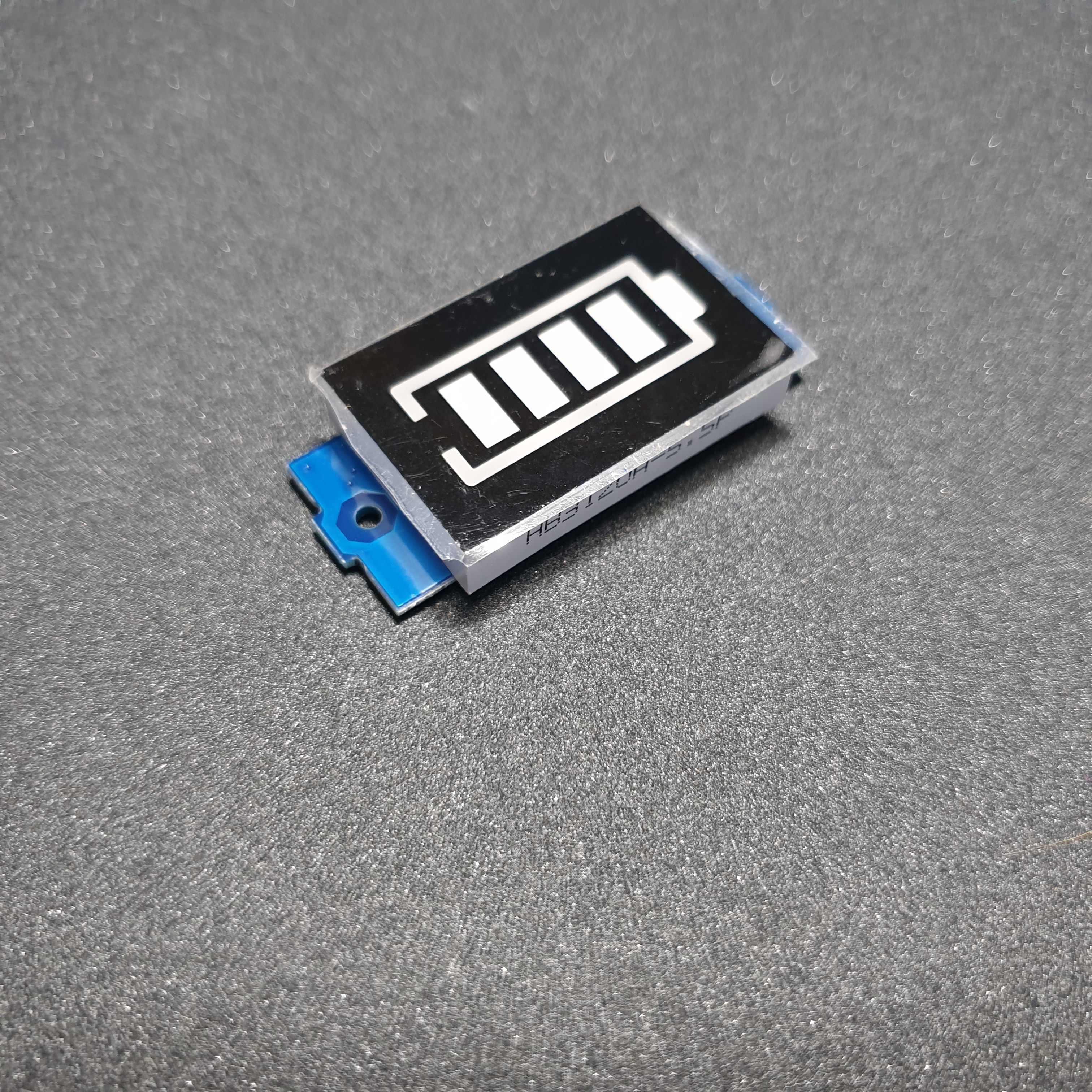 จอวัดแรงดันแบต 2 เซลล์ Battery level indicator 2 cell 6.8-8.4V ไฟ LED 4 ระดับ สีฟ้า Lithium battery pack power indicator board