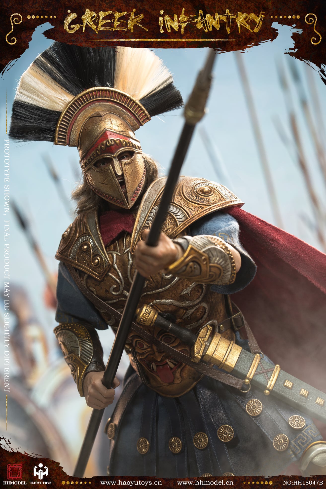 [สั่งจอง]HHMODEL x HAOYUTOYS HH18047 1/6 : Imperial Army-Greek Infantry Gold Edition