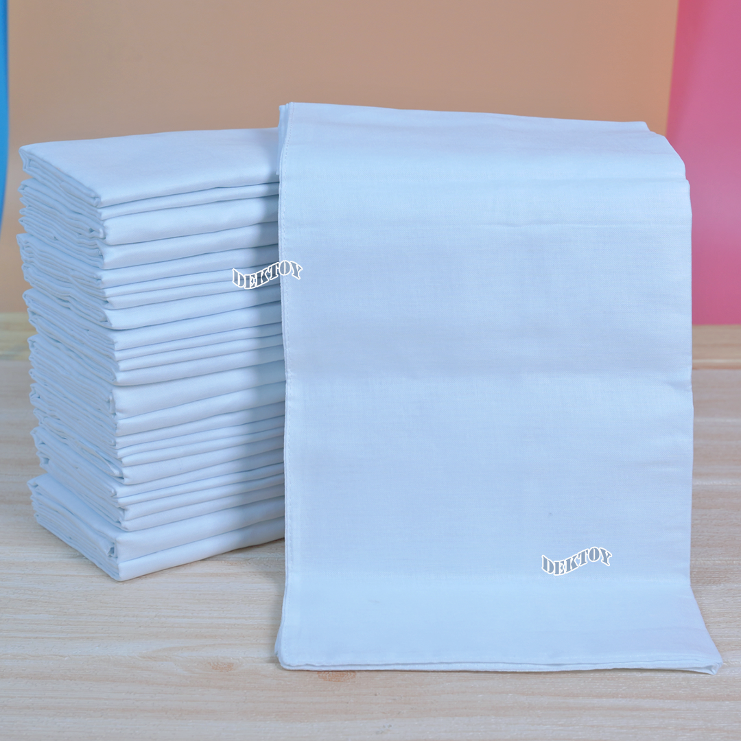 Gold Baby ผ้าอ้อมสาลู 2 ชั้นเกรดA ขาวล้วน12 ผืน