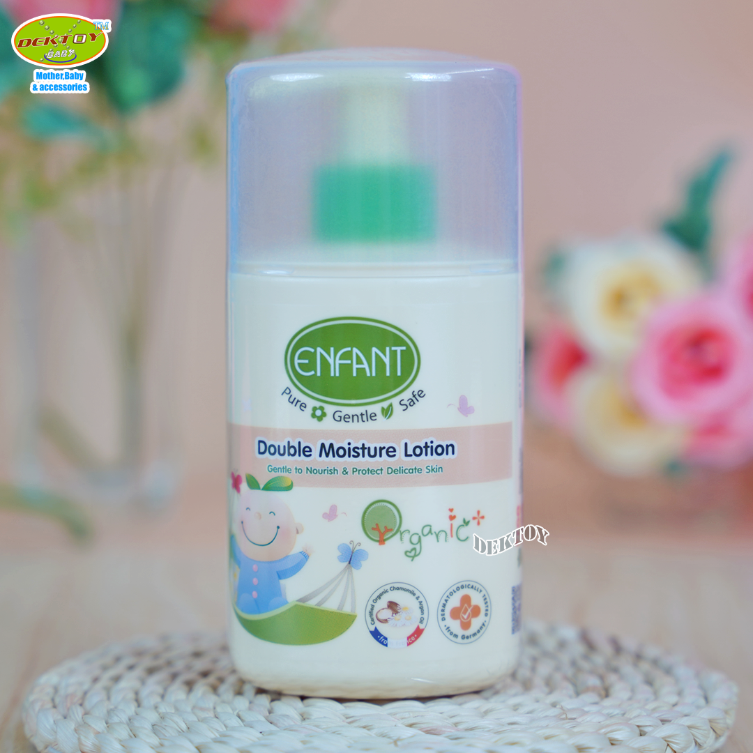 Enfant อองฟองต์ ออแกนิค ดับเบิ้ล มอยส์เจอร์ โลชั่น ใช้ได้ตั้งแต่เด็กแรกเกิด 250 มล.