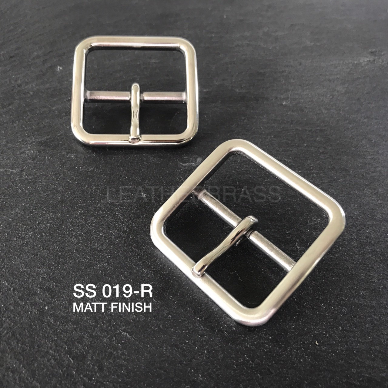 SS019-R หัวเข็มขัดสเตนเลสแท้ ขนาด 38 มิล ชนิดลวด อะไหล่สเตนเลส leatherbrass**ราคาต่อชิ้น**