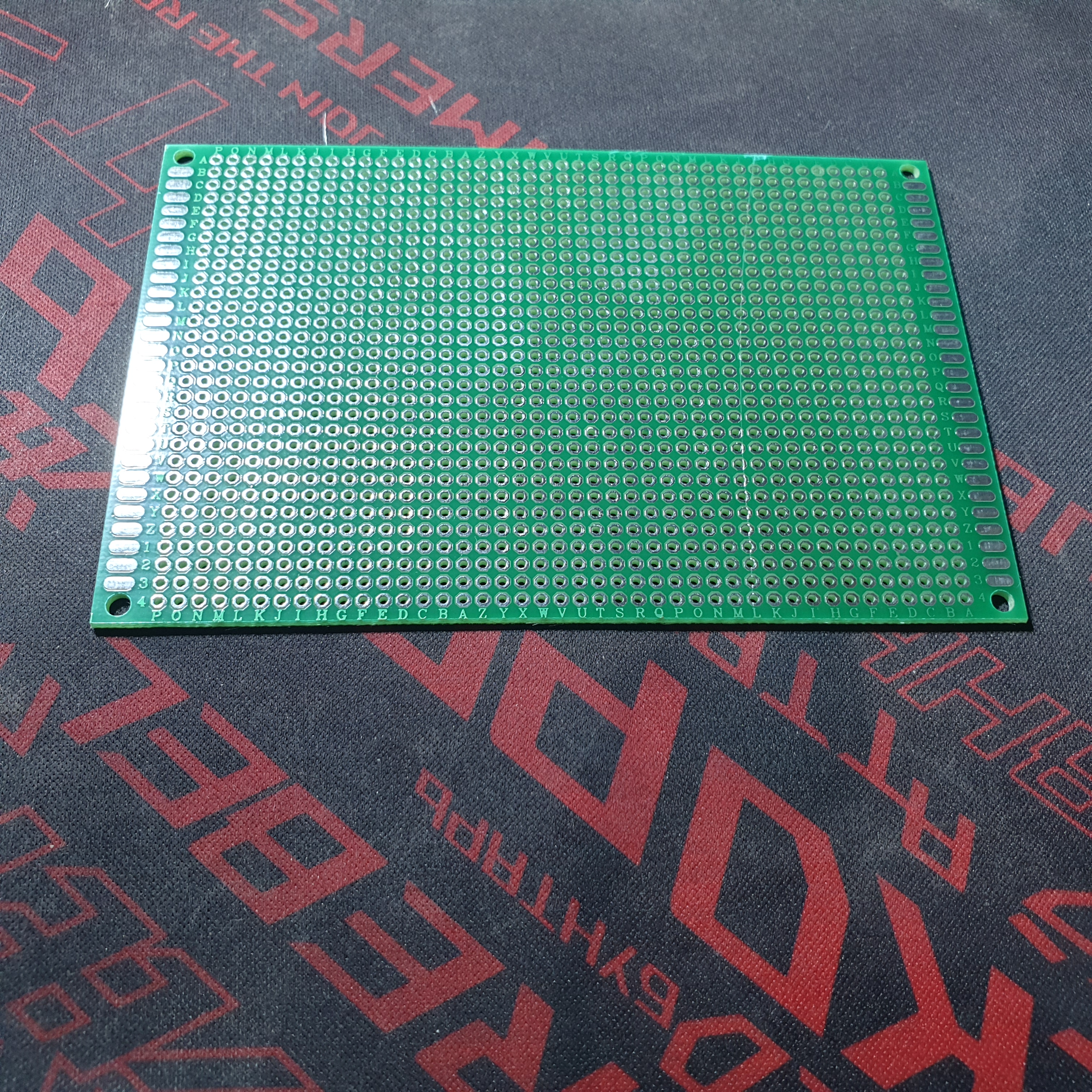 แผ่น PCB 8x12 cm หน้าเดียว FR-4 2.54mm Single Side Prototype PCB Printed Circuit Board Perfboard