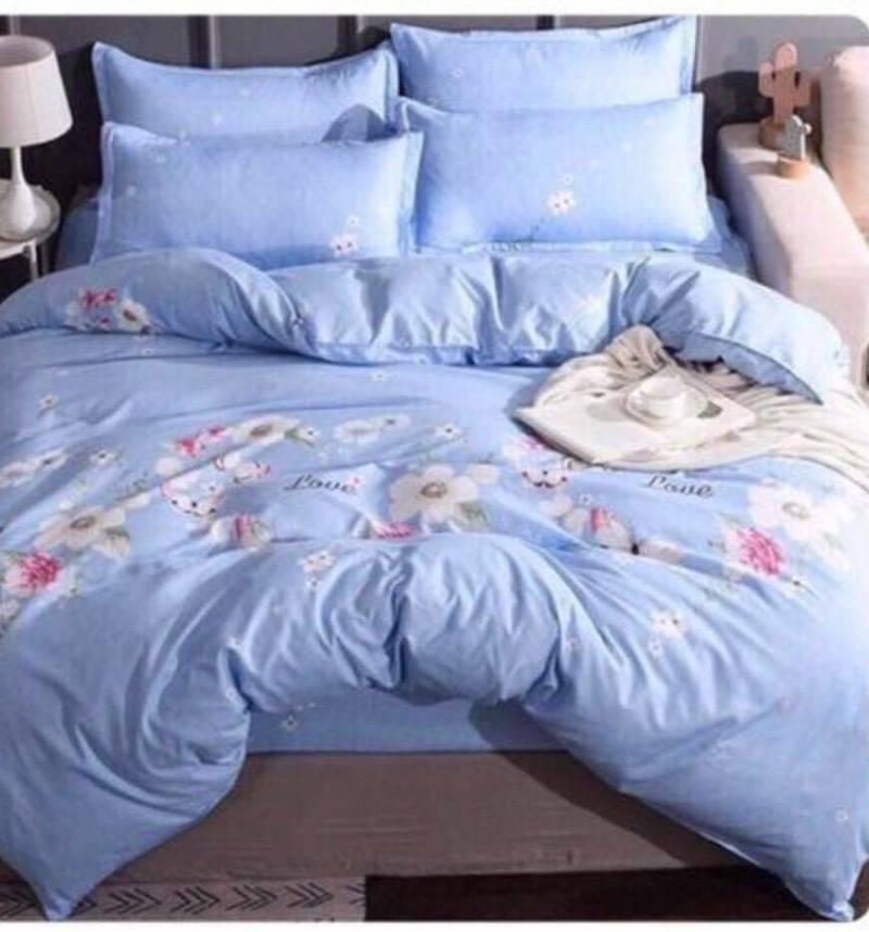 ❀✿พิเศษสุดๆลดราคา💥ชุดเครื่องนอนครบเซ็ต+ผ้านวม#ลายดอกไม้#โทนสีฟ้าsocute✿❀#Minimalstyle