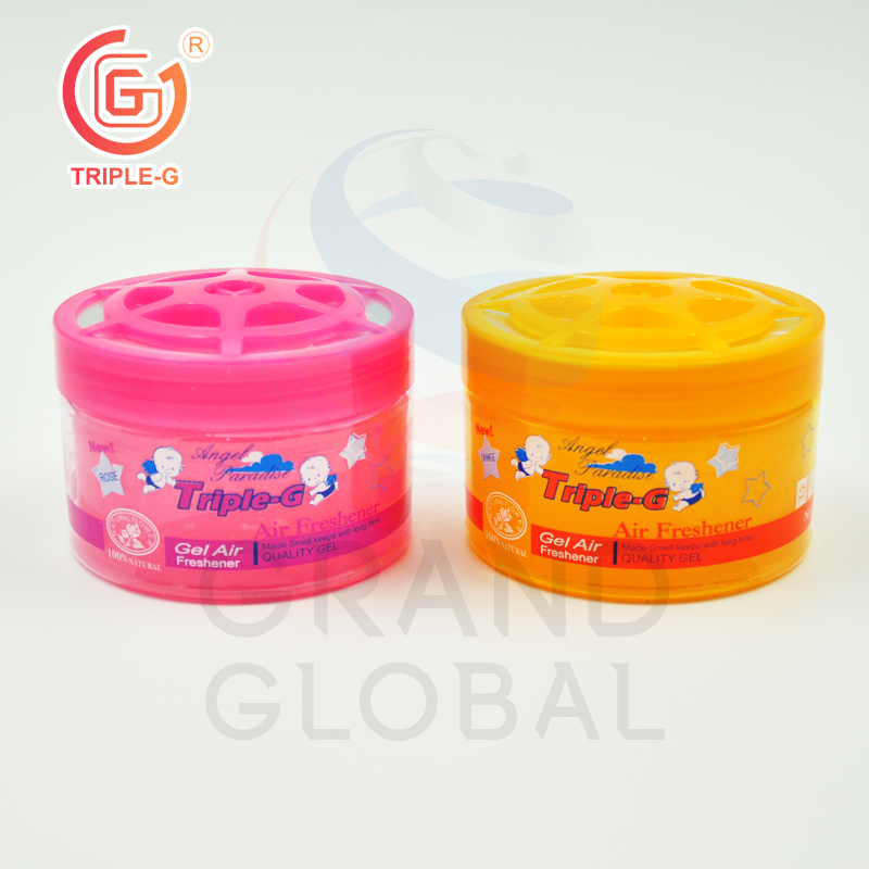 Triple-G เจลน้ำหอม 168 กรัม 1แถม1 น้ำหอมติดรถยนต์ คละสี คละกลิ่น