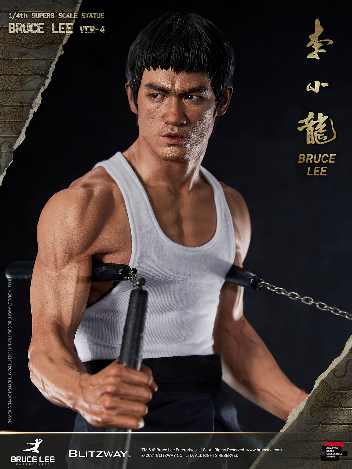 [สั่งจอง]Blitzway BW-SS-20901 1/4 : Bruce Lee Tribute Statue - ver. 4
