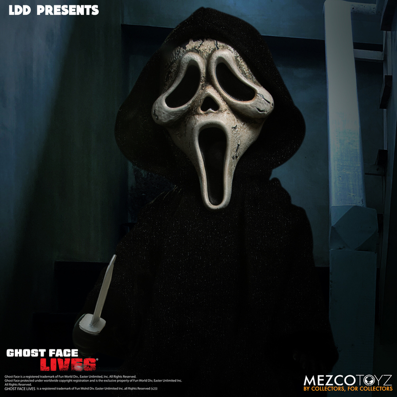 [สั่งจอง] Mezco toyz 10" LDD PRESENTS : Ghost Face - Zombie Edition