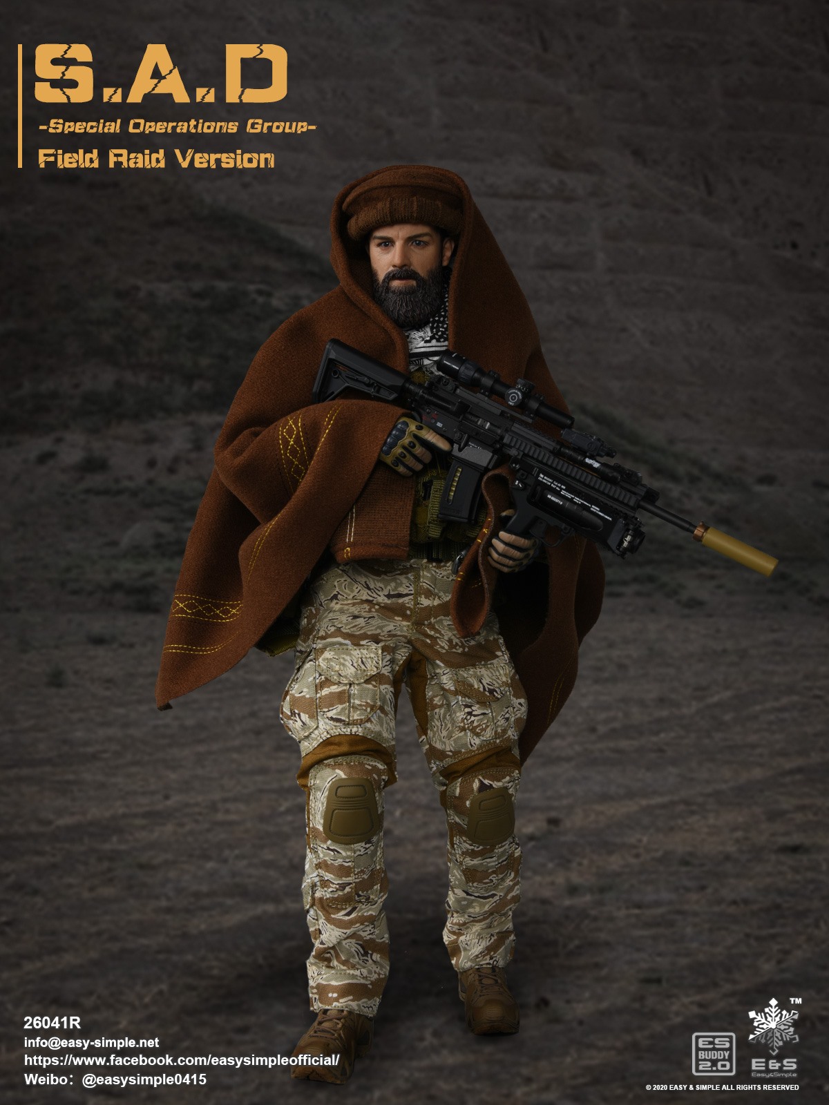 [สั่งจอง]Easy&Simple 26041R 1/6 : S.A.D Special Operation Group Field Raid Version
