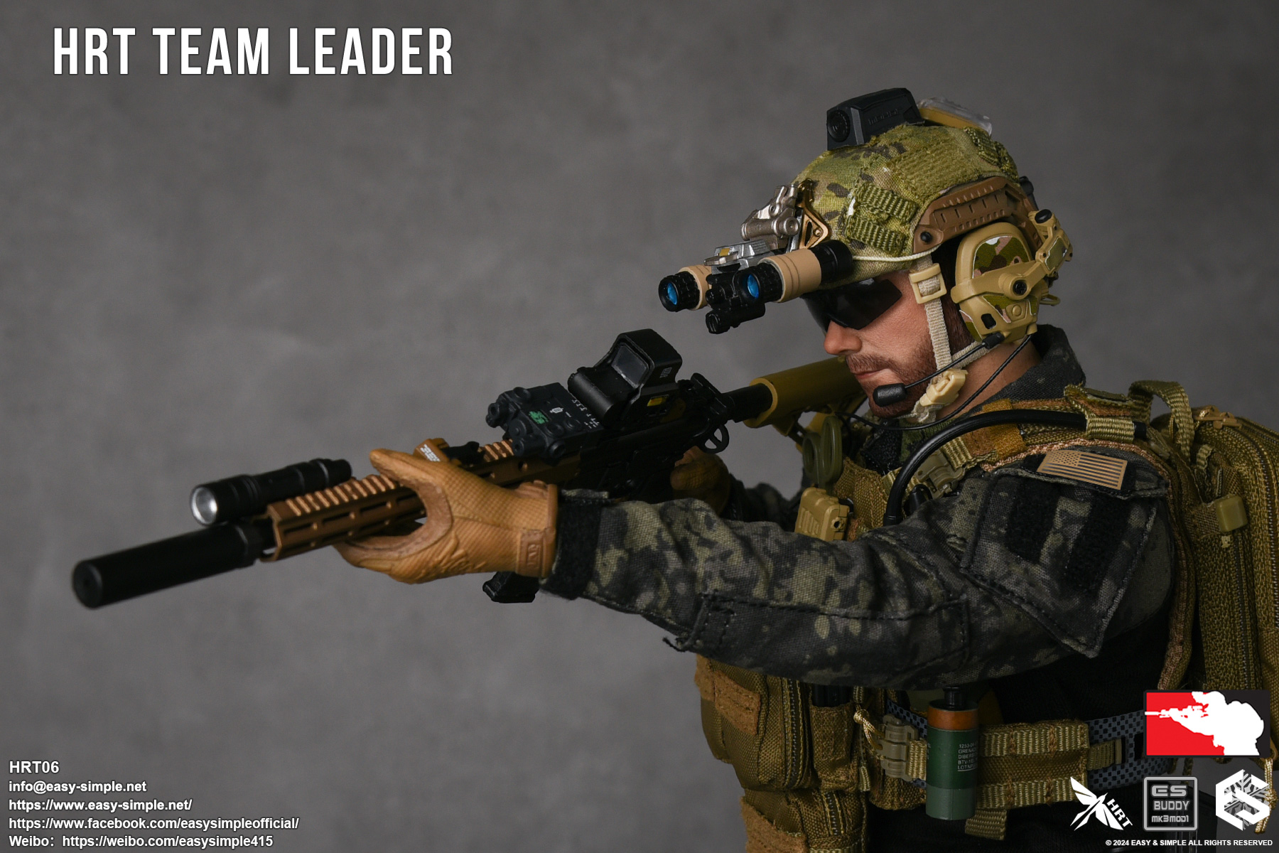 [สั่งจอง]Easy&Simple HRT06 1/6 : HRT TEAM LEADER