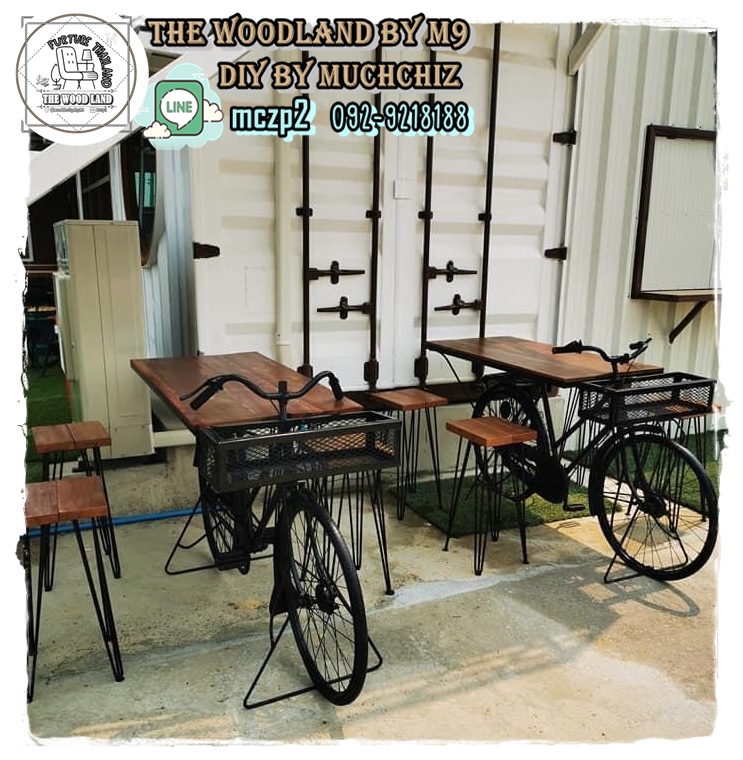 #BICYCLE Design#เฟอร์นิเจอร์จักรยานวินเทจ #เฟอร์นิเจอร์ตกแต่งร้านกาแฟ