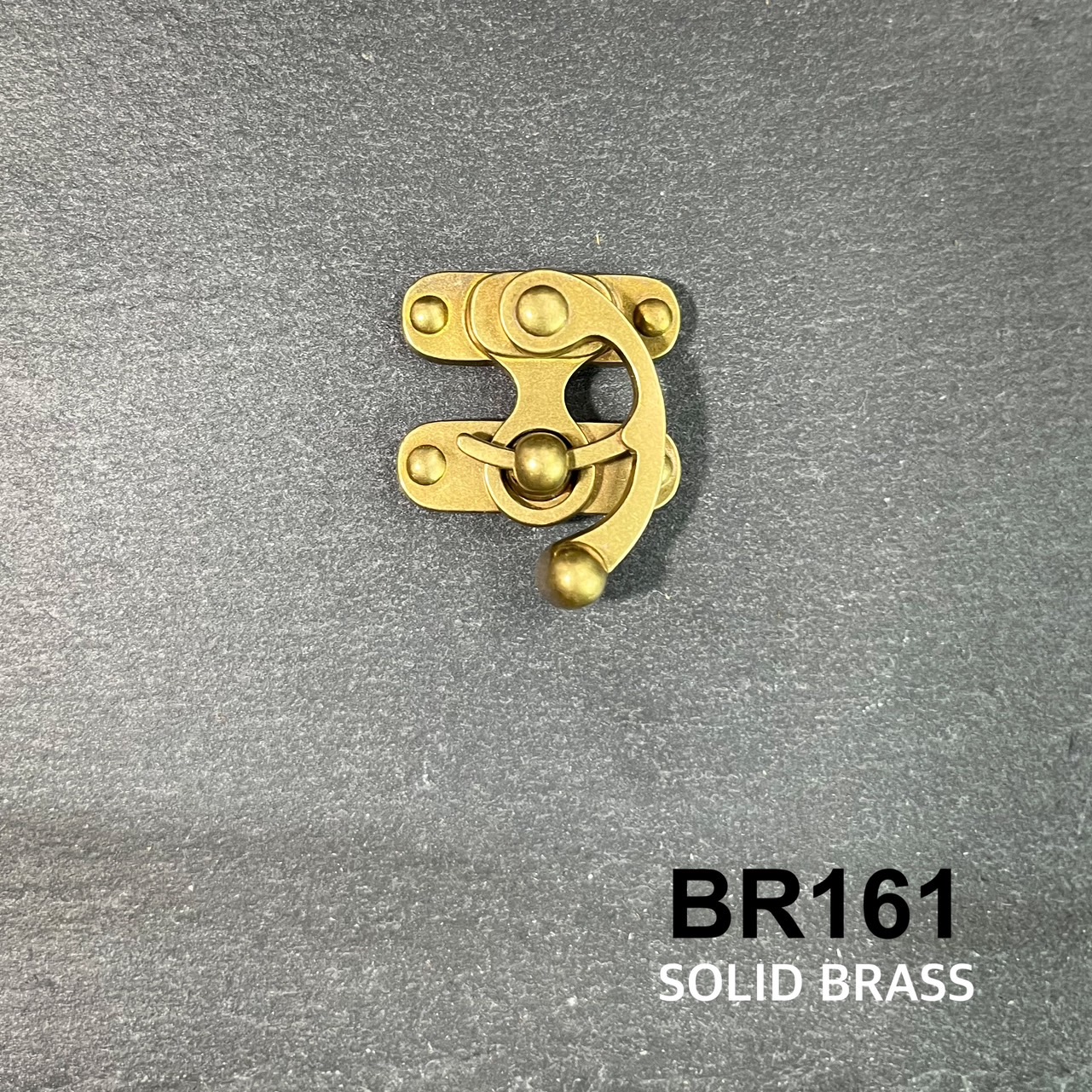BR161 ตัวล็อคแบบไกปืนทองเหลืองแท้สำหรับทำล็อคกระเป๋า **ราคาต่อชิ้น**