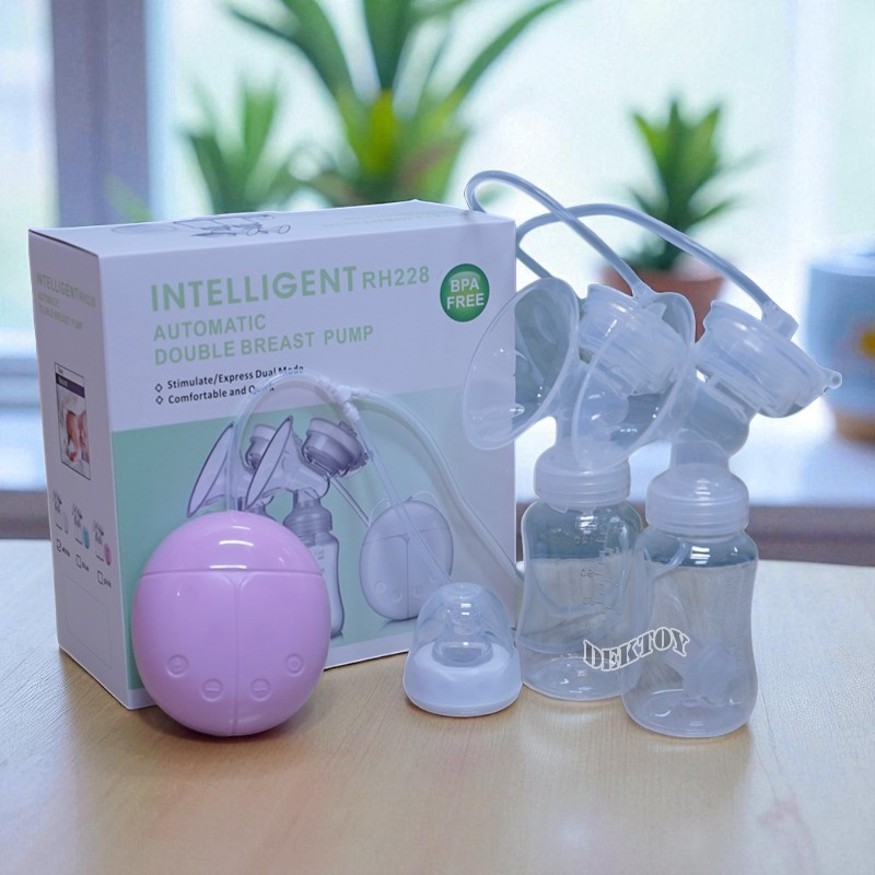 ปั๊มไฟฟ้าคู่เต่าทอง RH228 ขาว ราคา 399 บาท