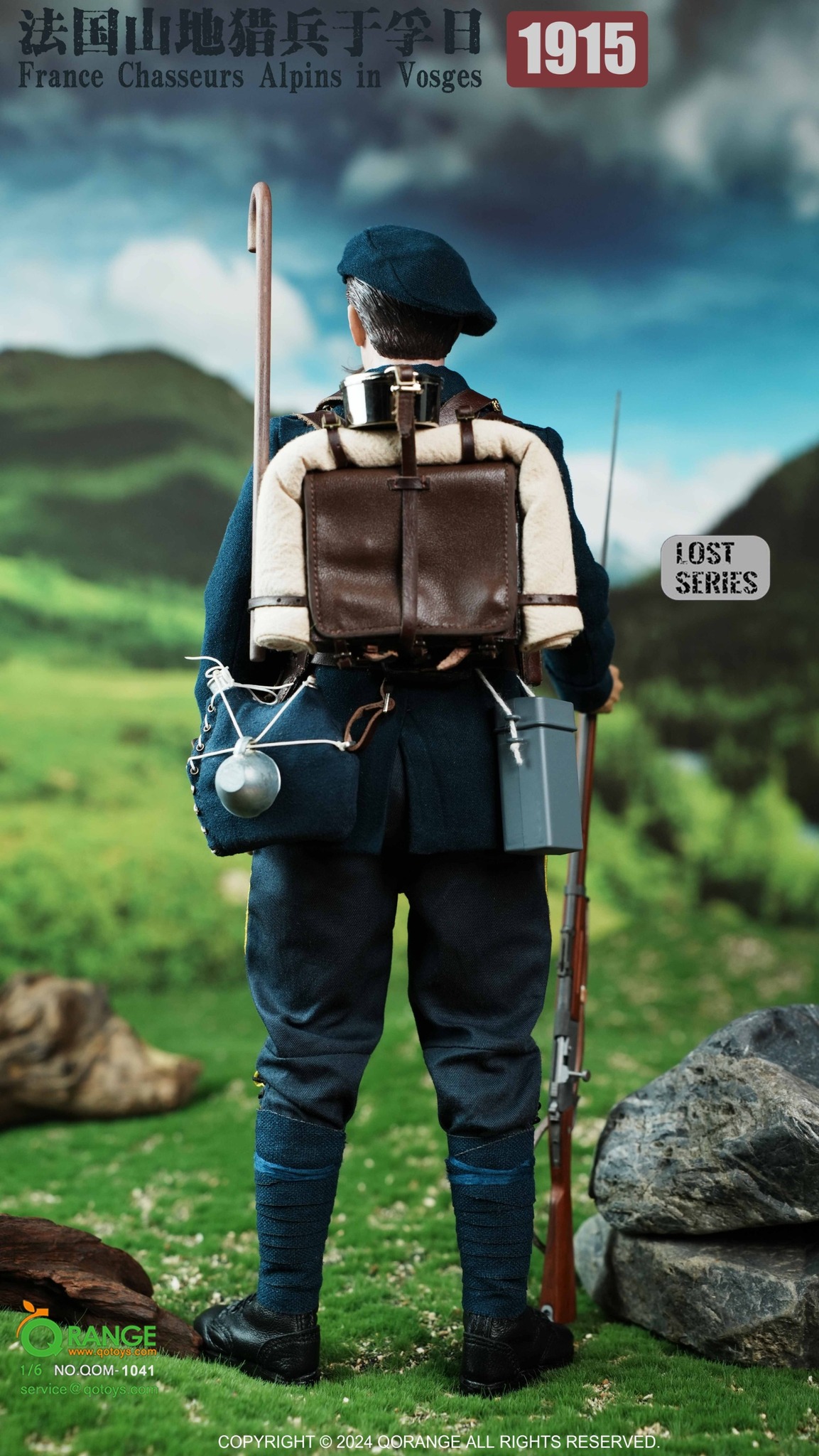 [สั่งจอง] QORANGE QOTOYS QOM-1041 1/6 : France Chasseurs Alpins in Vosges 1915