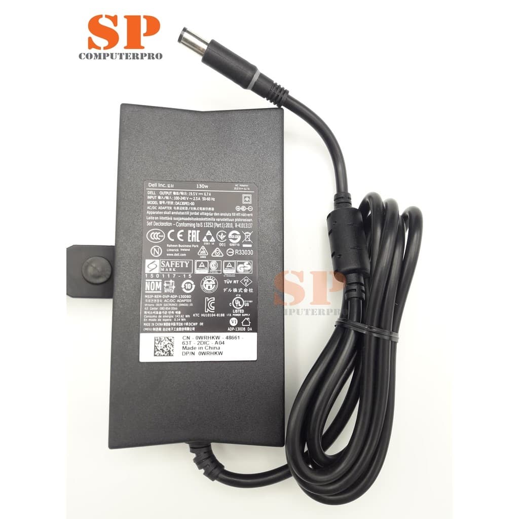 Adapter DELL อแดปเตอร์ของแท้ DELL Latitude E6420 Inspiron N5110 7559 7566 7567 5576 19.5V 6.7A 130W หัว 7.4*5.0.