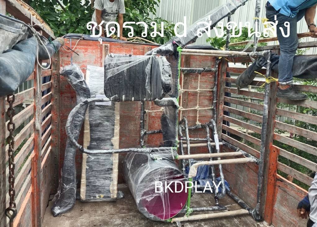 เครื่องเล่นสนามชุดรวมD ประกอบด้วยสไลเดอร์ปีนป่ายแป้นบาสและถังลอด, เครื่องเล่นสนามกลางแจ้ง , เครื่องเล่นสนามเหล็ก, ของเล่น, OutdoorPlayground,สนามเด็กเล่น,เครื่องเล่นงบสพฐ.ประชารัฐ ราคาโรงงาน