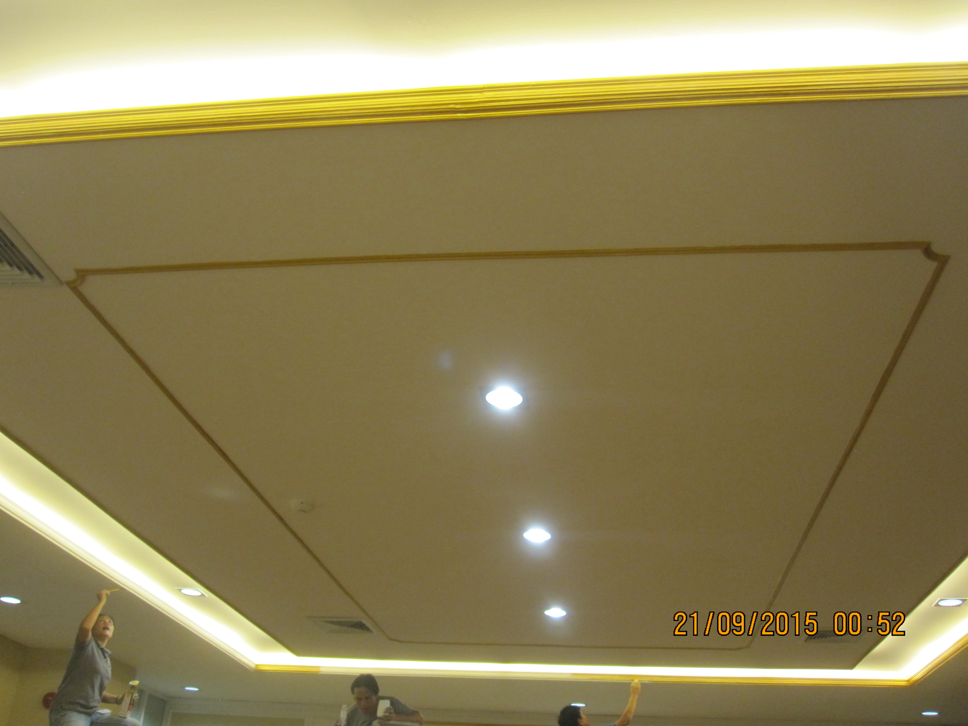 งานกองทัพบก ทำฝ้าไฟเบอร์ใหม่ รีโนเวท ซ่อมแซม