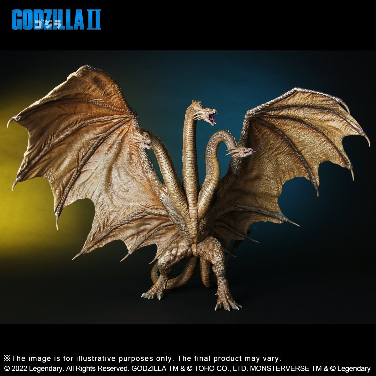 [สั่งจอง]X-Plus Tall39cm. : Large Kaiju Series King Ghidorah 2019 (Godzilla : King of the Monsters)