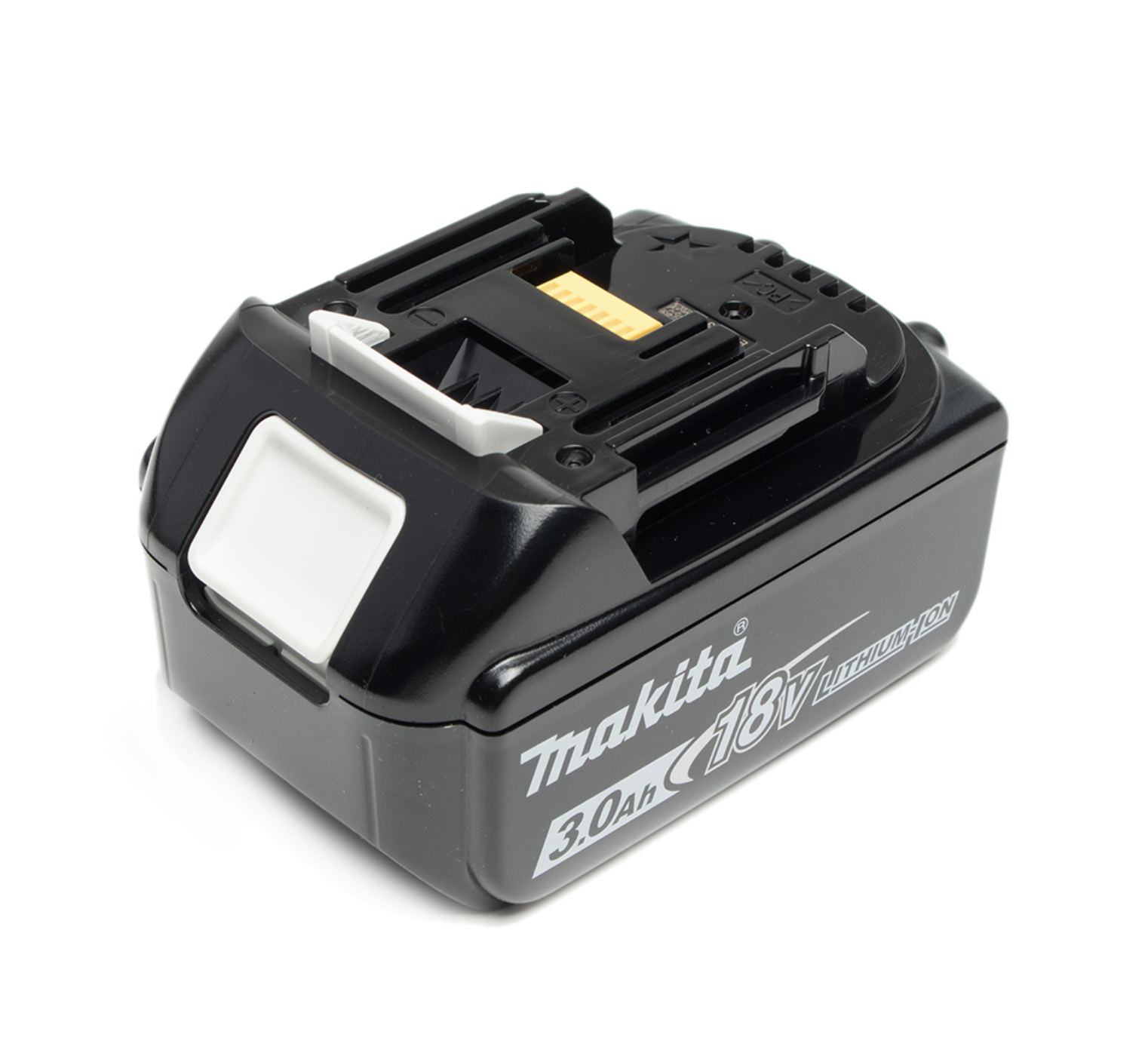 แบตเตอรี่ ลิเธียมไอออน 18 โวลต์ 3.0 แอมป์ (แท้) Makita มากีต้า รุ่น รุ่น BL1830B กำลังไฟ 18V Li-Ion 3AH (632G12-3) (อะไหล่แท้ 100%)