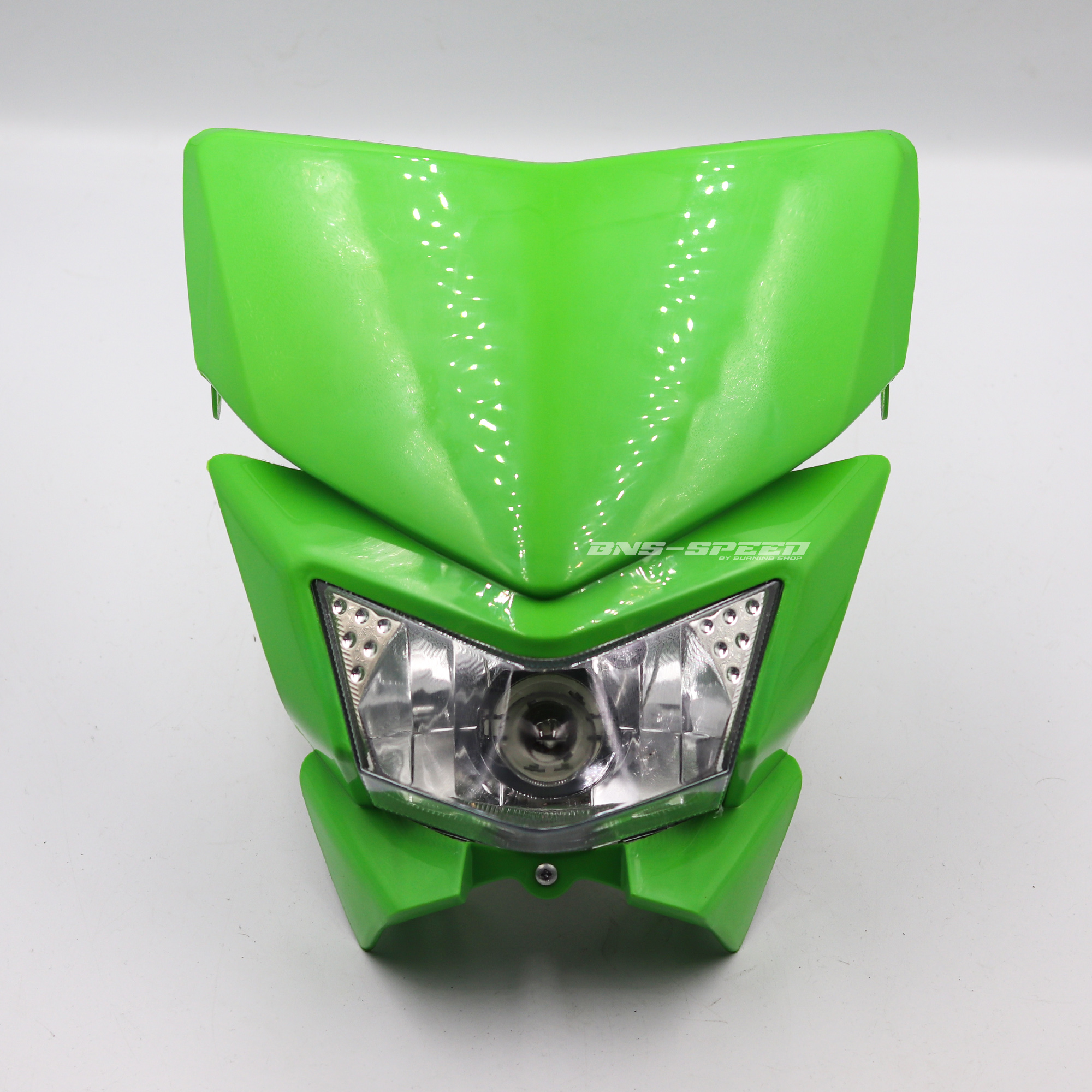 หน้ากากทรง KLX450 - สีเขียว