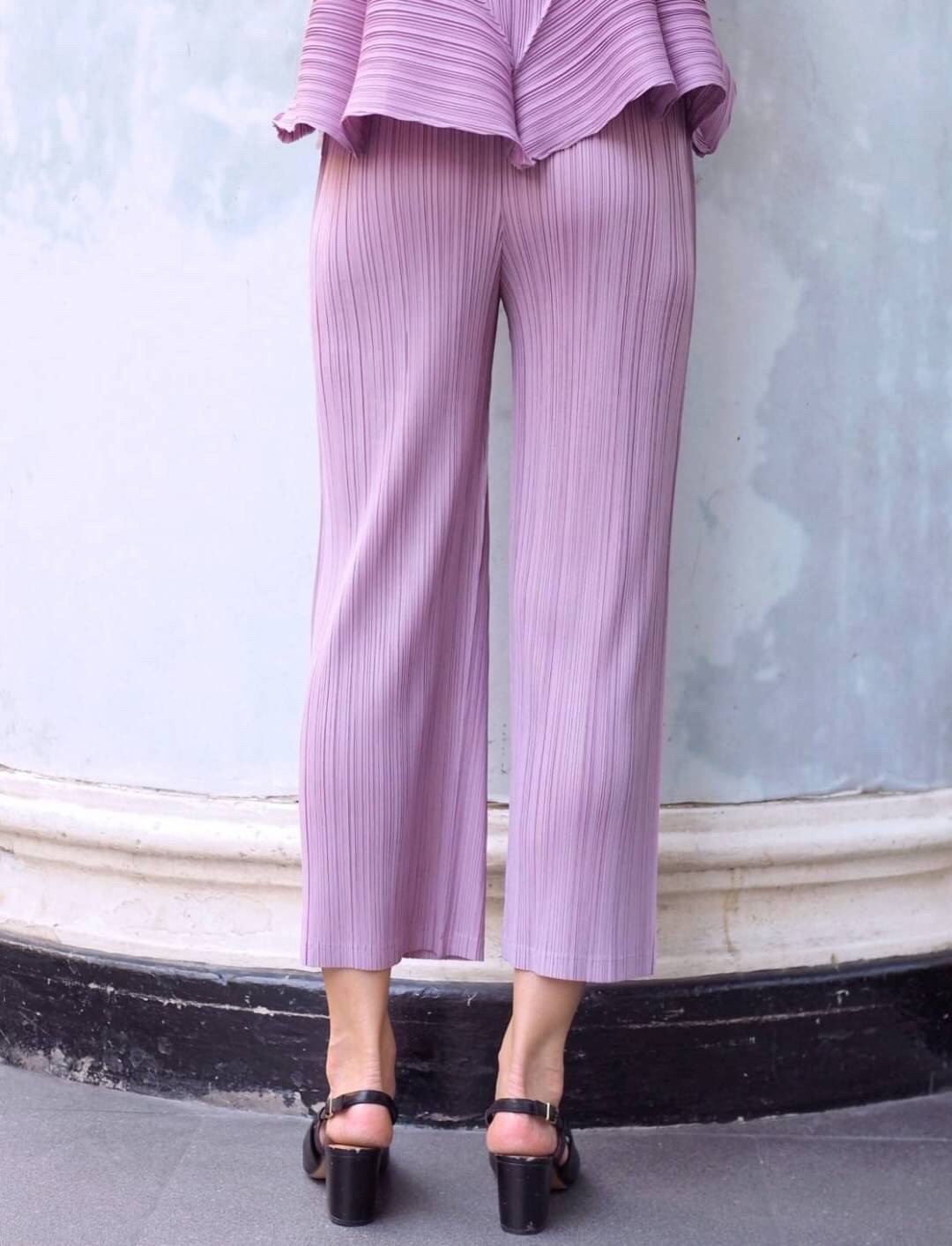 ยาว34นิ้ว! 2MUAY BASIC รุ่น GJO7573 กางเกงอัดพลีทคุณภาพ STRAIGHT PLEAT PANT 12สี FREE SIZE