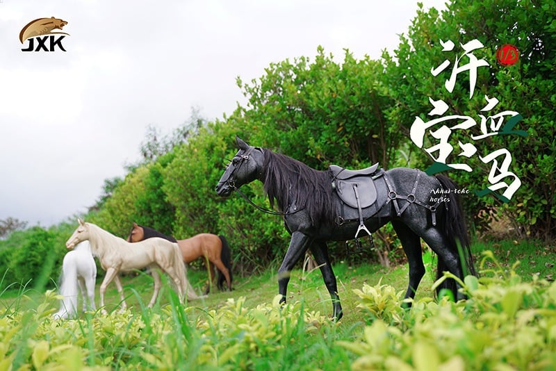 [สั่งจอง]JXK X32101A 1/3 : Akhal-teke horses