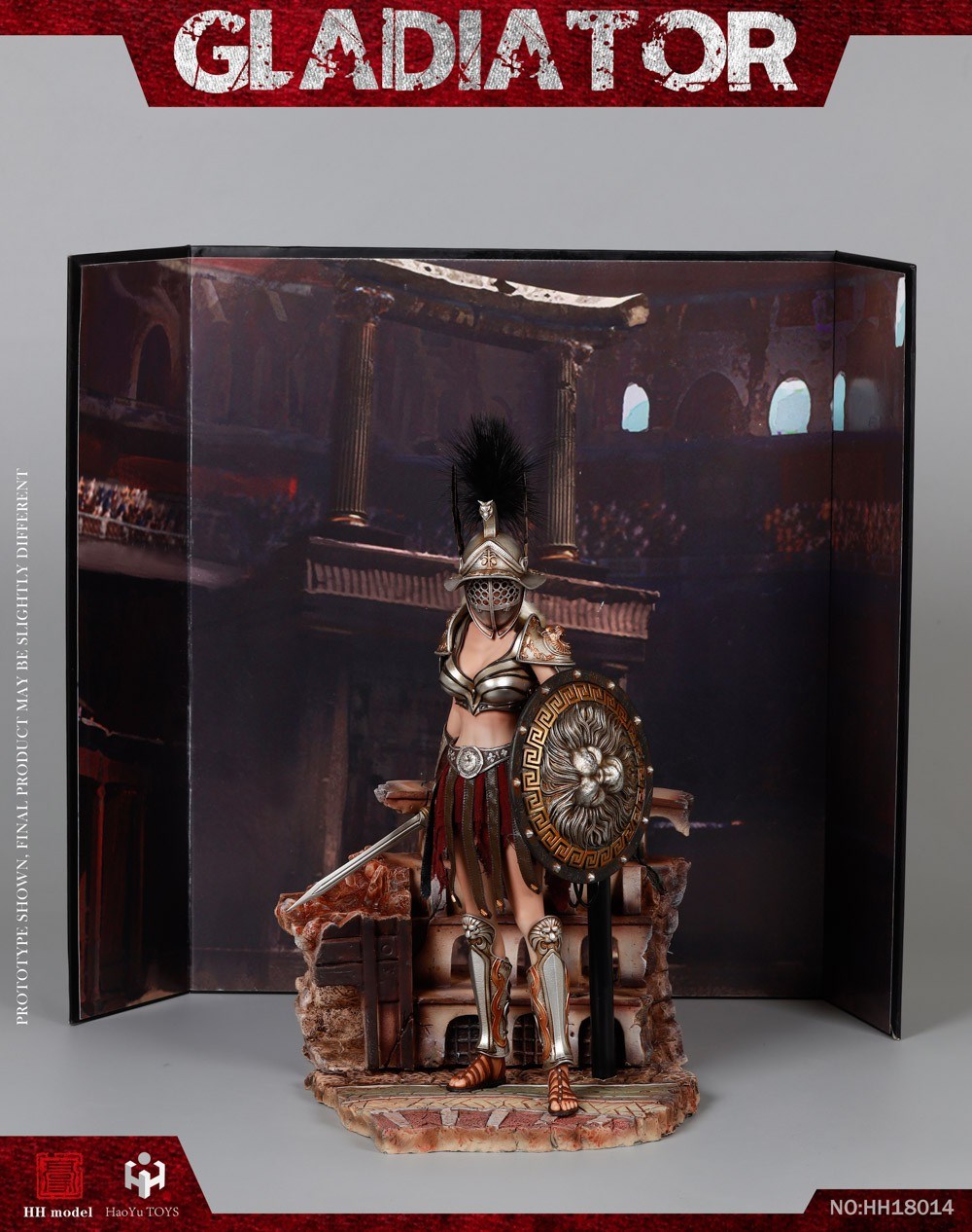 [สั่งจอง]HHmodel & HaoYuTOYS HH18014 Black /HH18015 Red 1/6 Scale : Imperial Legion-Imperial Female Warrior