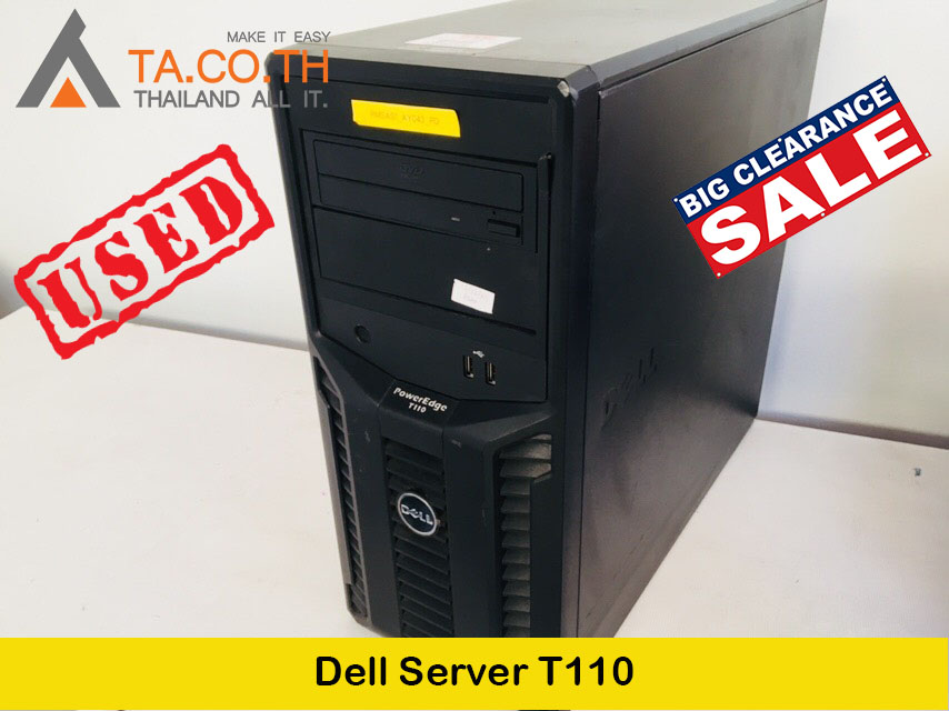 Dell PowerEdge T110 server CPU X3430 Ram 8 GB