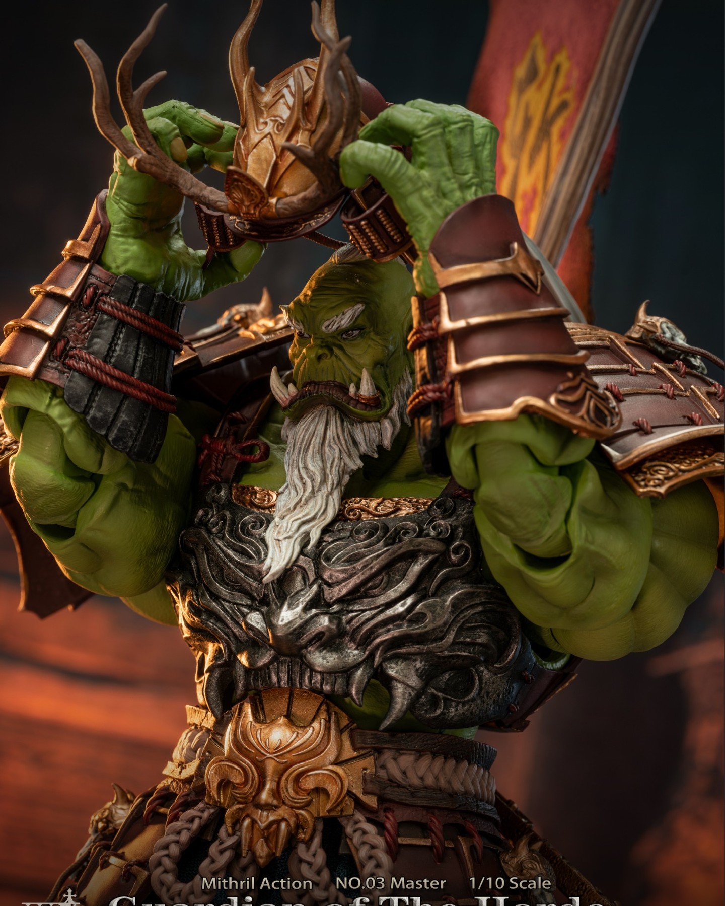 [สั่งจอง]Mithril Action Studio 1/10 : Guardian of Horde Master Sword Orc (8")