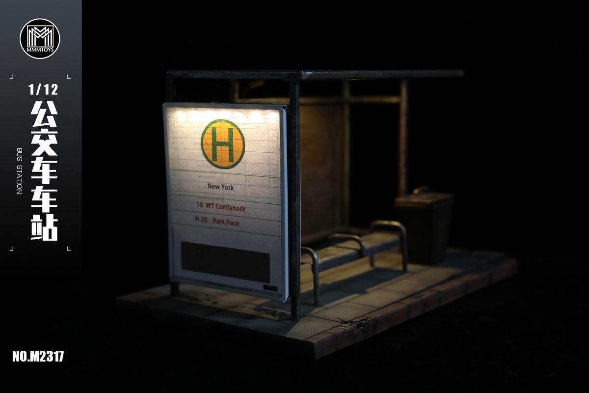 [สั่งจอง]mmmtoys M2317 1/12 : Bus Station