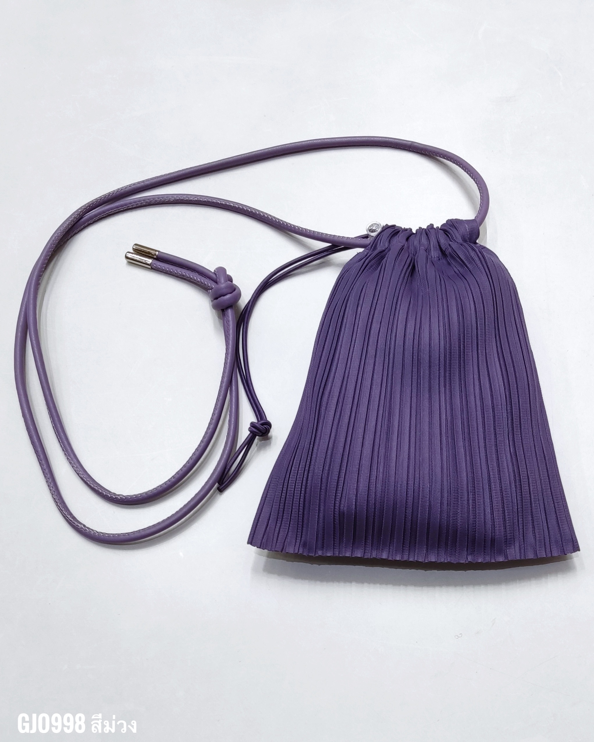 2MUAY รุ่น GJO998 กระเป๋าอัดพลีท PETITE PLEATED BAG 7 สี FREE SIZE