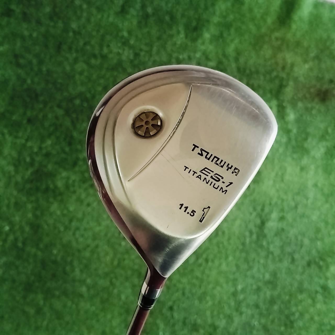 ** ไม้กอล์ฟผู้หญิง** DRIVER TSURUYA ES1 องศา 11.5 หัวใหญ่ วัสดุ TITANIUM พรีเมี่ยมญี่ปุ่น ก้าน TSURUYA ES1 FLEX LADY ไม้กอล์ฟพรีเมี่ยมมือสอง ของแท้ By NakaraLuxurious