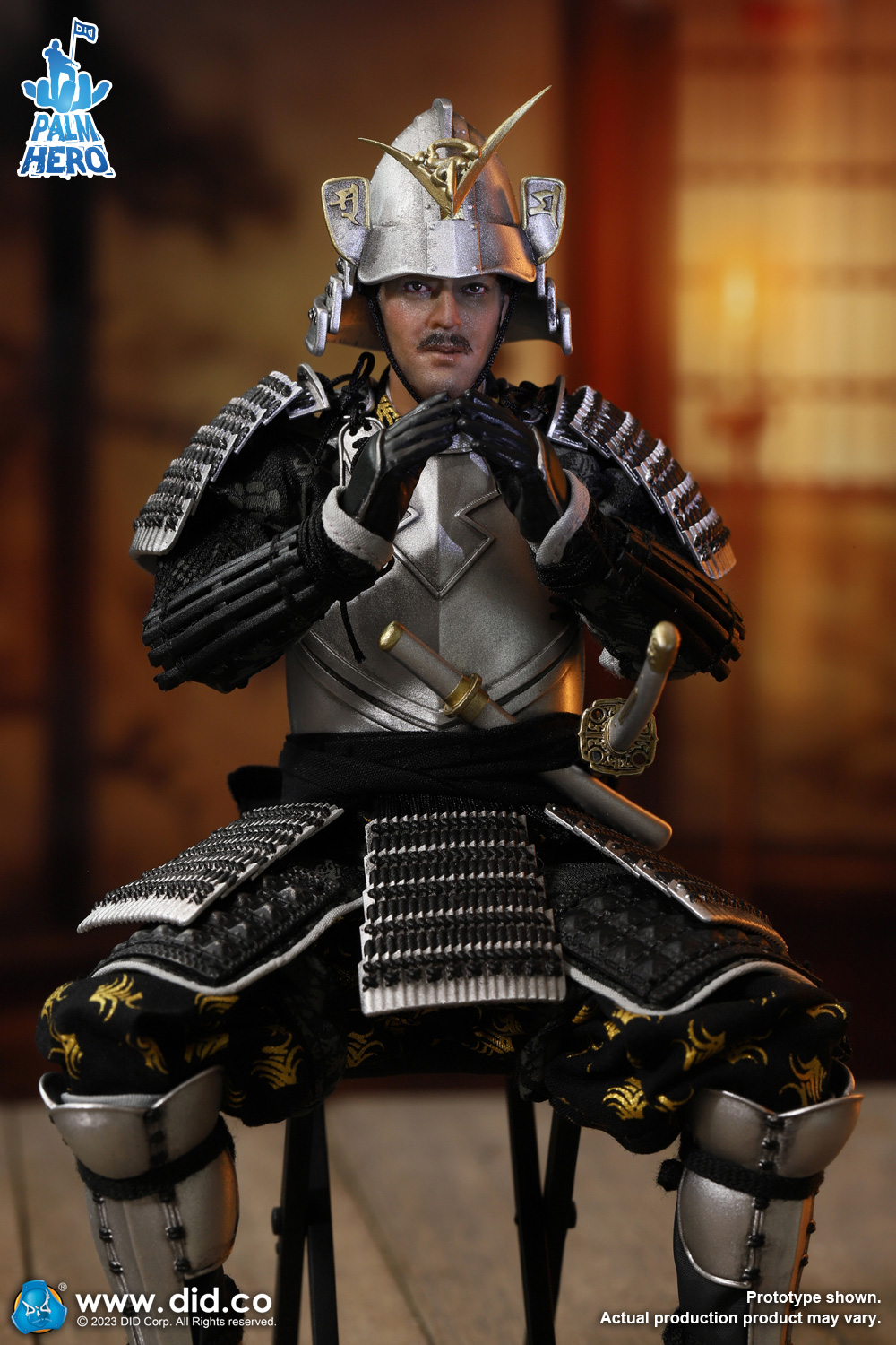 [สั่งจอง] DID 1/12 : Palm Hero Japan Samurai Series - XJ80014 : Uesugi Kenshin