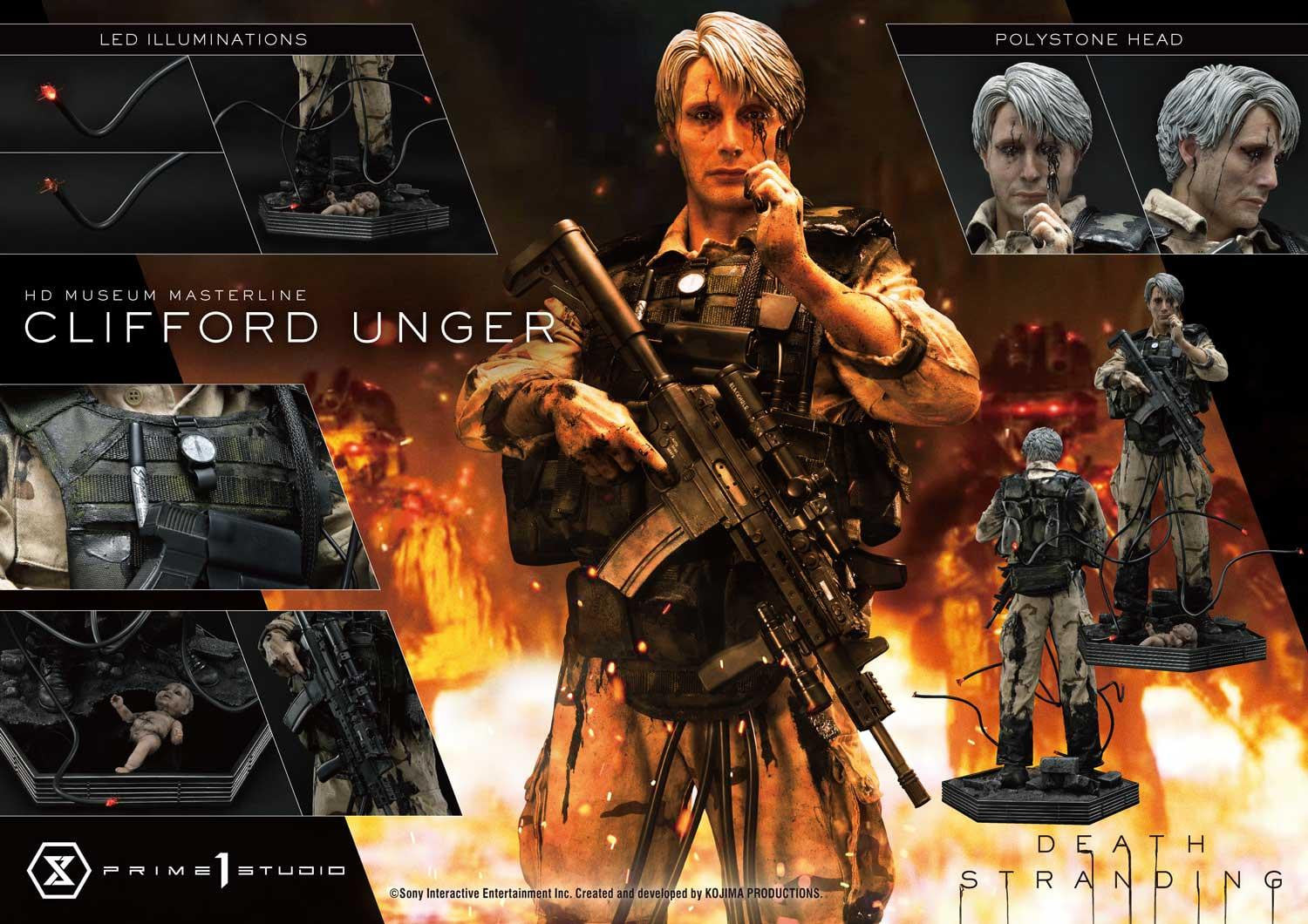 [สั่งจอง]Prime 1 Studio HDMMDS-02: Clifford Unger (Death Stranding)