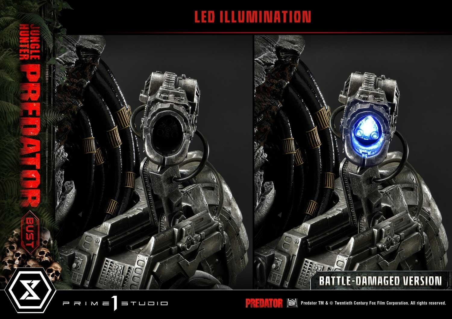 [สั่งจอง]Prime 1 Studio 1/3 : Jungle Hunter Predator Bust (Predator 1987)