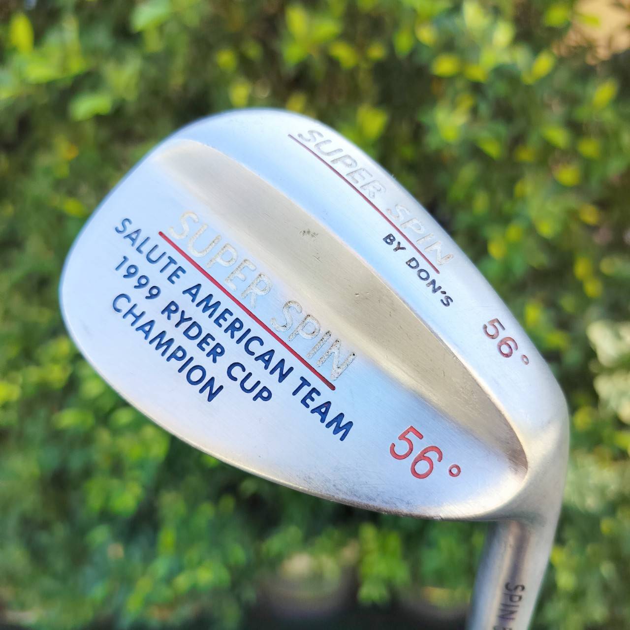 WEDGE SUPER SPIN BY,DONS องศา 56 ก้าน ALDILA LOW TORQUE FLEX WEDGE หน้าไม้โหดมาก วัสดุพรีเมี่ยม และร่องลึก คมโหด กัดทีลูกขาด ตกหยุดถอยหลังแน่นอน ไม้กอล์ฟมือสอง ของแท้ BY NakaraLuxurious