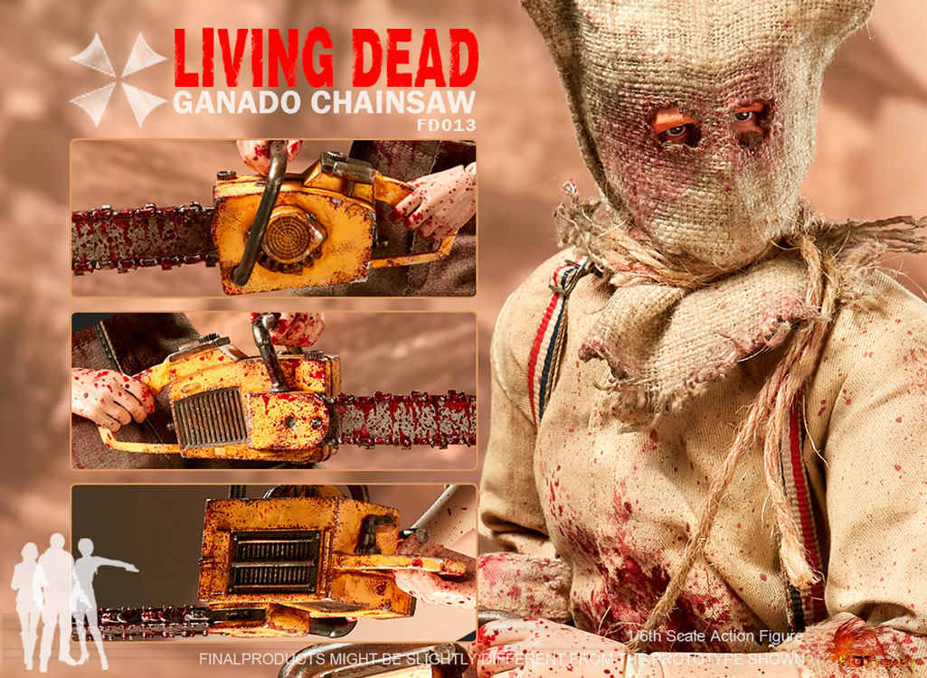 [สั่งจอง]Hot Heart FD013 1/6 : Ganado Chainsaw (Old and Bloodily Version）
