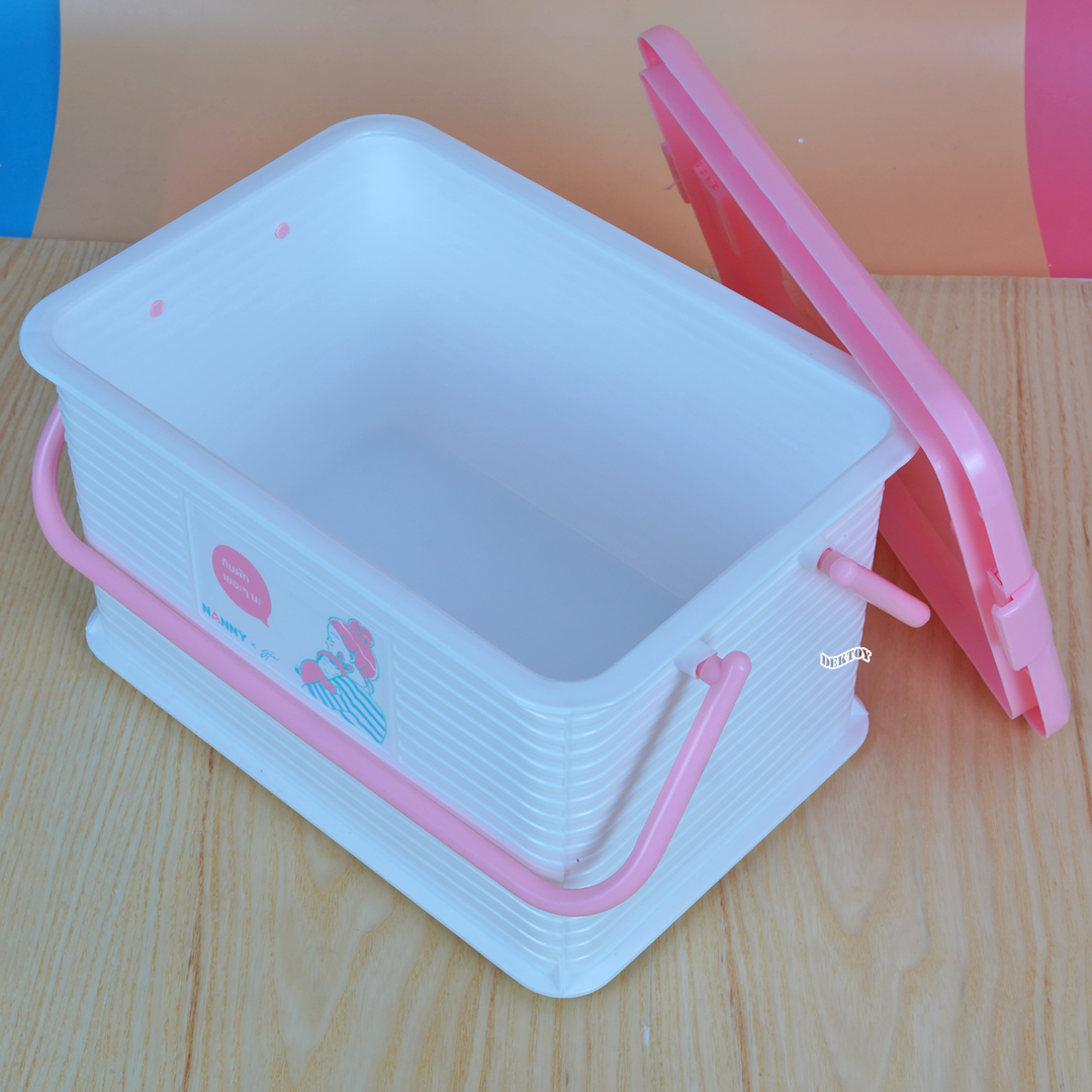 NANNY Munin แนนนี่ กล่องเก็บของ3030MU ลายมุนิน 1 ชิ้นคละลาย