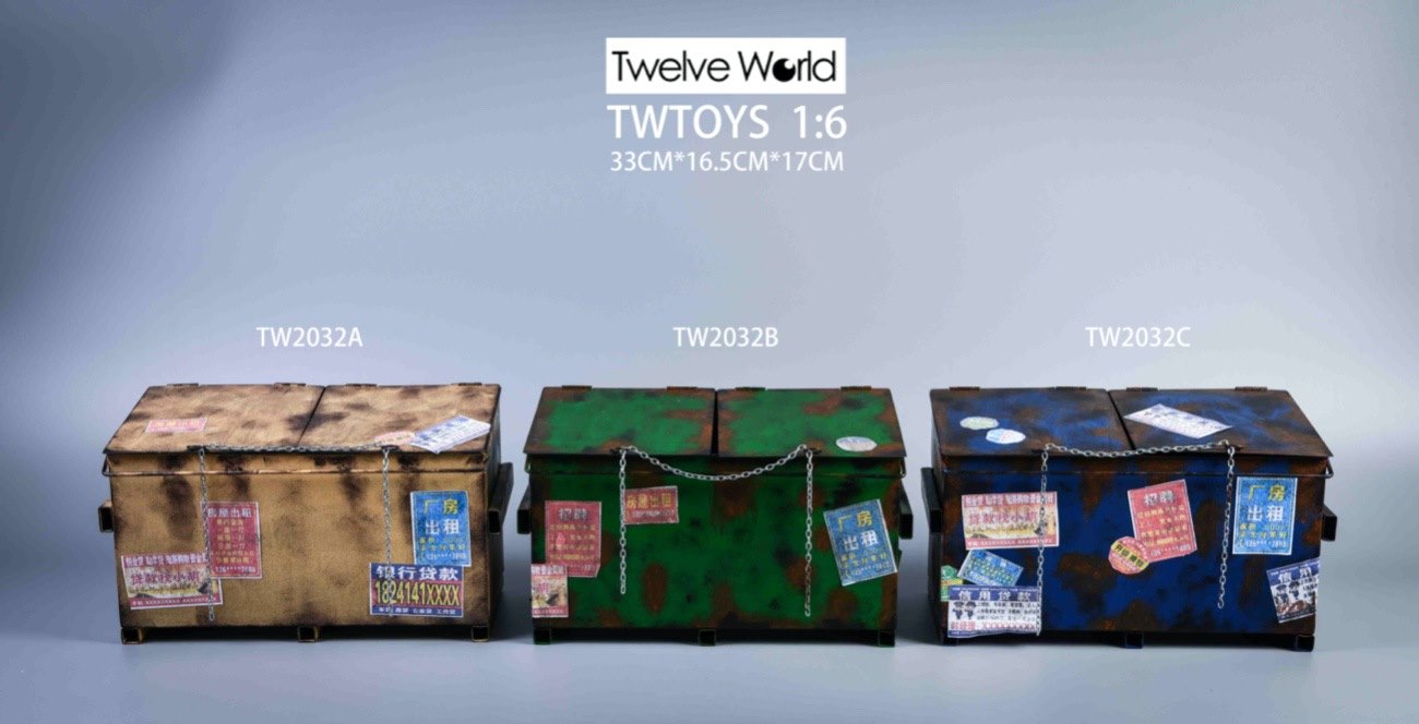 [สั่งจอง]TWTOYS TW2032 A/B/C 1/6 : The trash