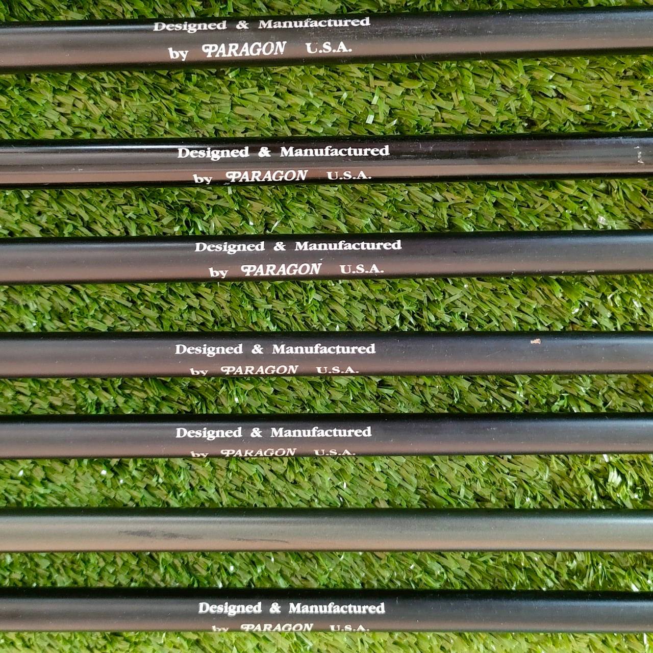 ชุดเหล็ก MIRAGE DISTANCE DESIGN มีเหล็ก 3-9 เเละ PW SW ** ขาดเหล็ก 7 ** ** กริฟ เหล็ก PW มีตำหนิ มีรูปให้ชมค่ะ **