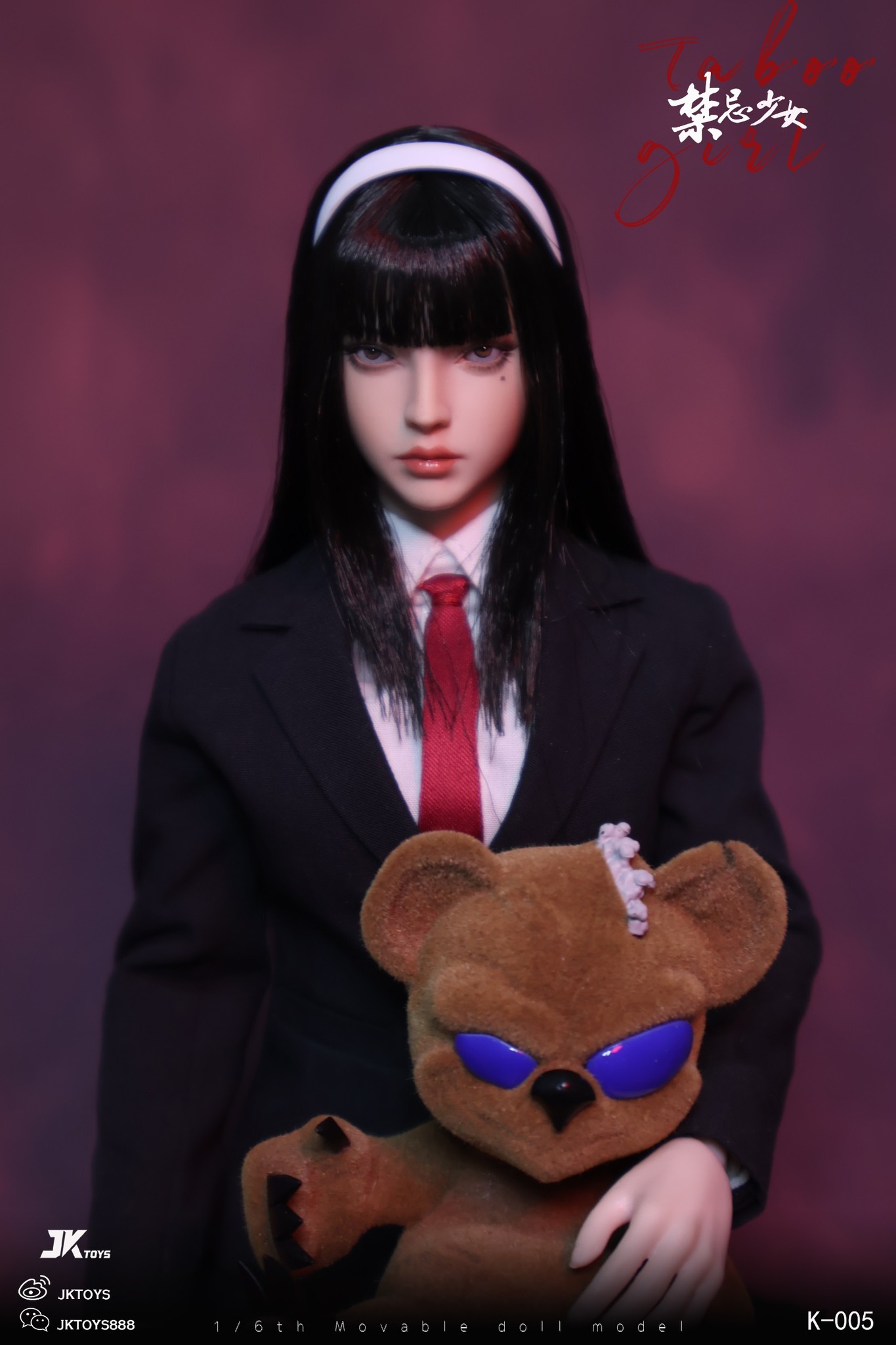 [พร้อมส่ง] JKTOYS K-005 1/6 : Taboo girl Tomie cosplay