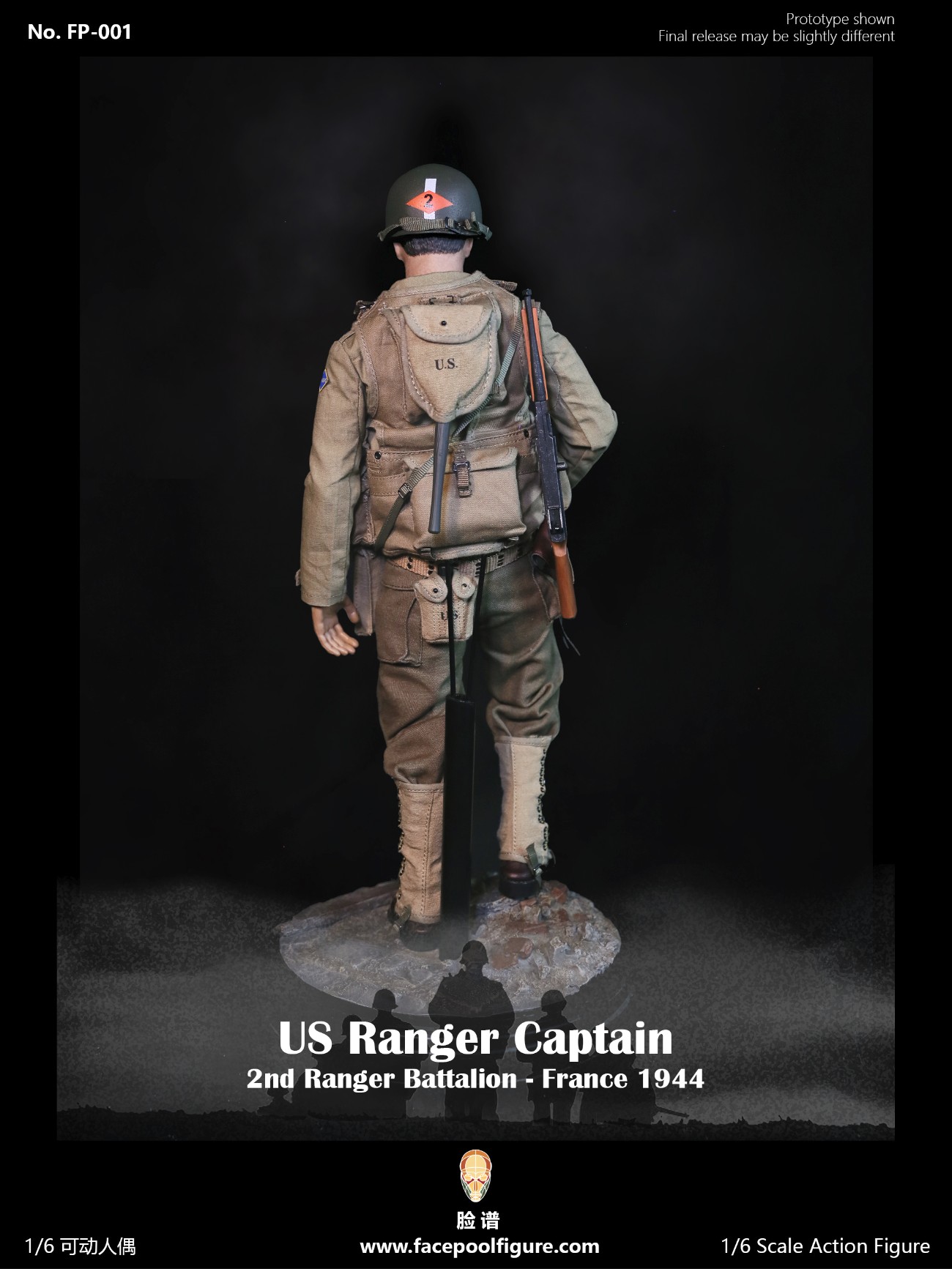 [สั่งจอง]Facepoolfigure FP001 1/6 US Ranger Captain - France 1944