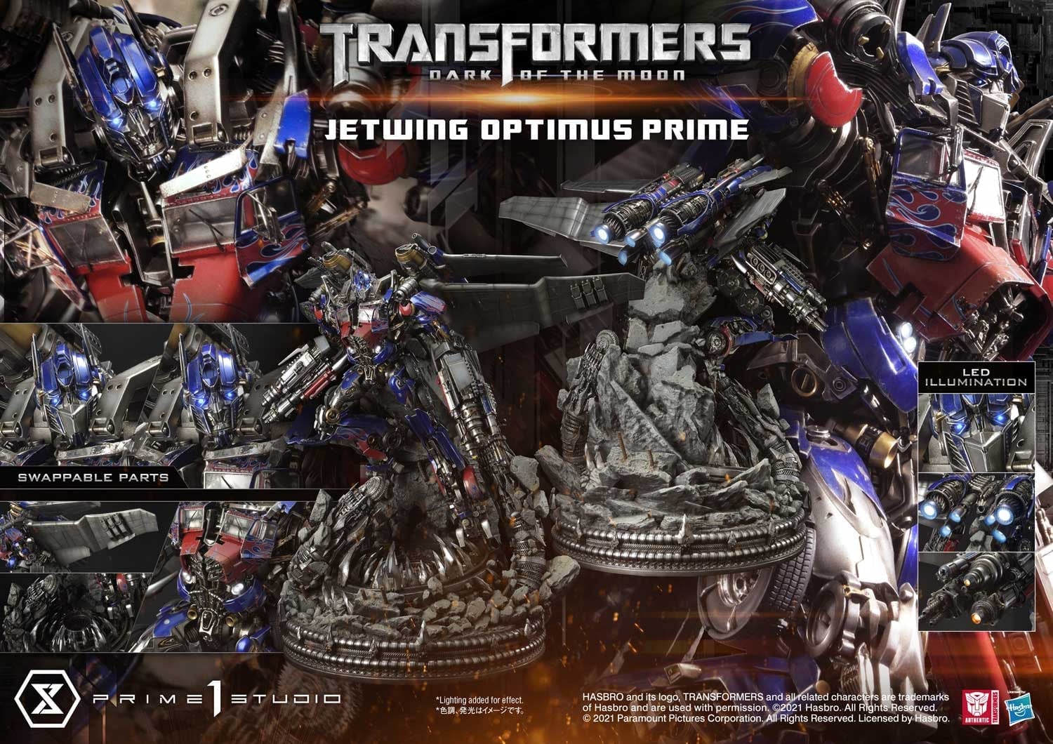 [สั่งจอง]Prime 1 Studio MMTFM-33 : TF Dark of the Moon - Jetwing Optimus Prime