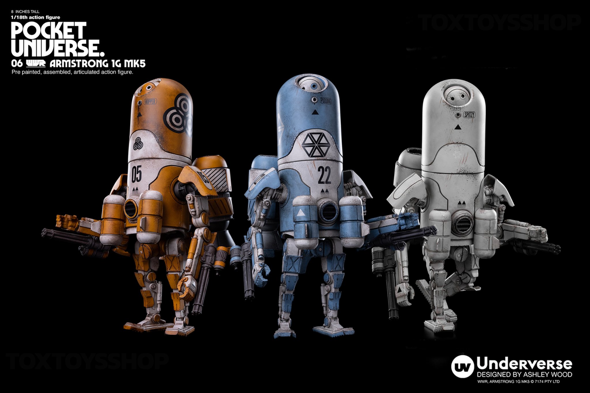 [สั่งจอง]UNDERVERSE 1/18 WORLD WAR ROBOT2 ARMSRTONG 1G MK5