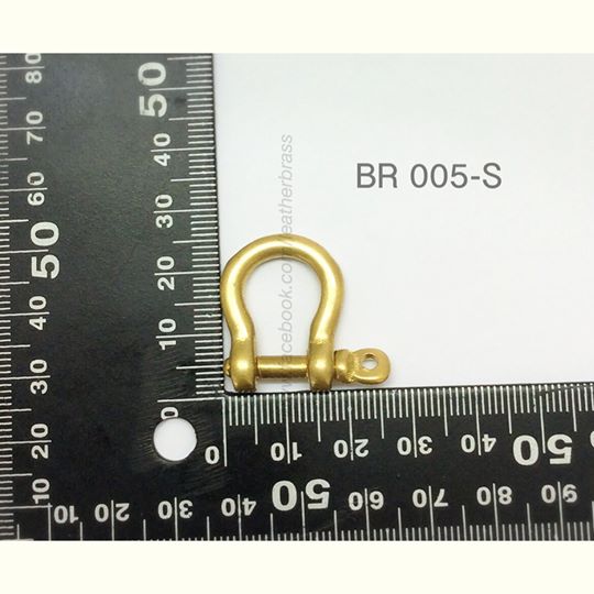BR005 เกือกม้า อะไหล่ทองเหลืองแท้ Leatherbrass **ราคาต่อชิ้น** อะไหล่กระเป๋า
