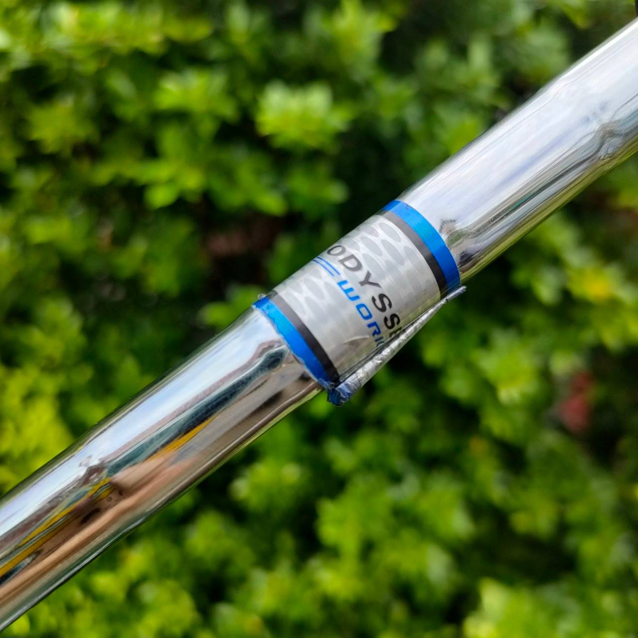 PUTTER ODYSSEY WORKS VERSA TANK SABERTOOTH ความยาว 34 นิ้ว กริพเป็นเเบบยาว แบรนด์ SUPER STROKE เป็นสุดยอดรุ่นยอดนิยม!! ไม้กอล์ฟมือสอง ของแท้ BY NakaraLuxurious