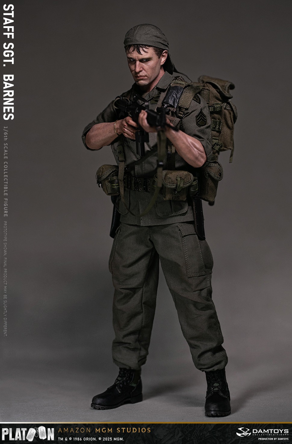 [สั่งจอง]DAMTOYS DMS045 1/6 : Platoon - Staff Sergeant Barnes