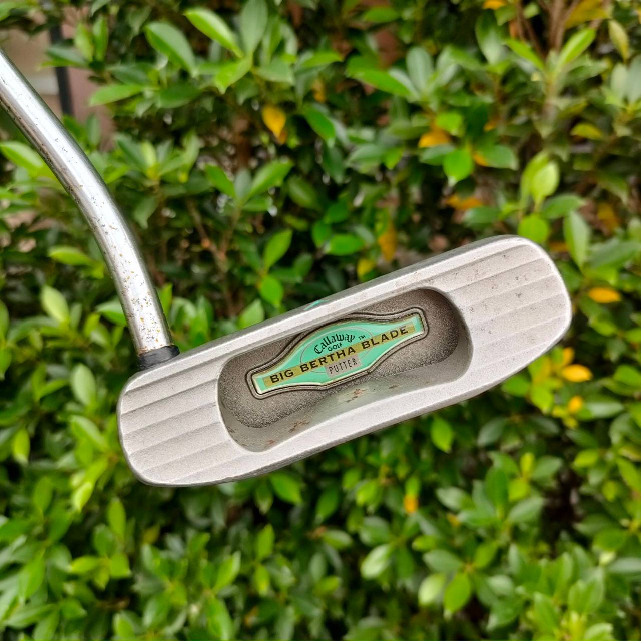 PUTTER CALLAWAY BIG BERTHA BLADE ความยาว 34 นิ้ว ก้านแบบเจาะทะลุ ในพัตเตอร์กายาก ฟิลลิ่งดี กริพเดิมๆเลยครับ