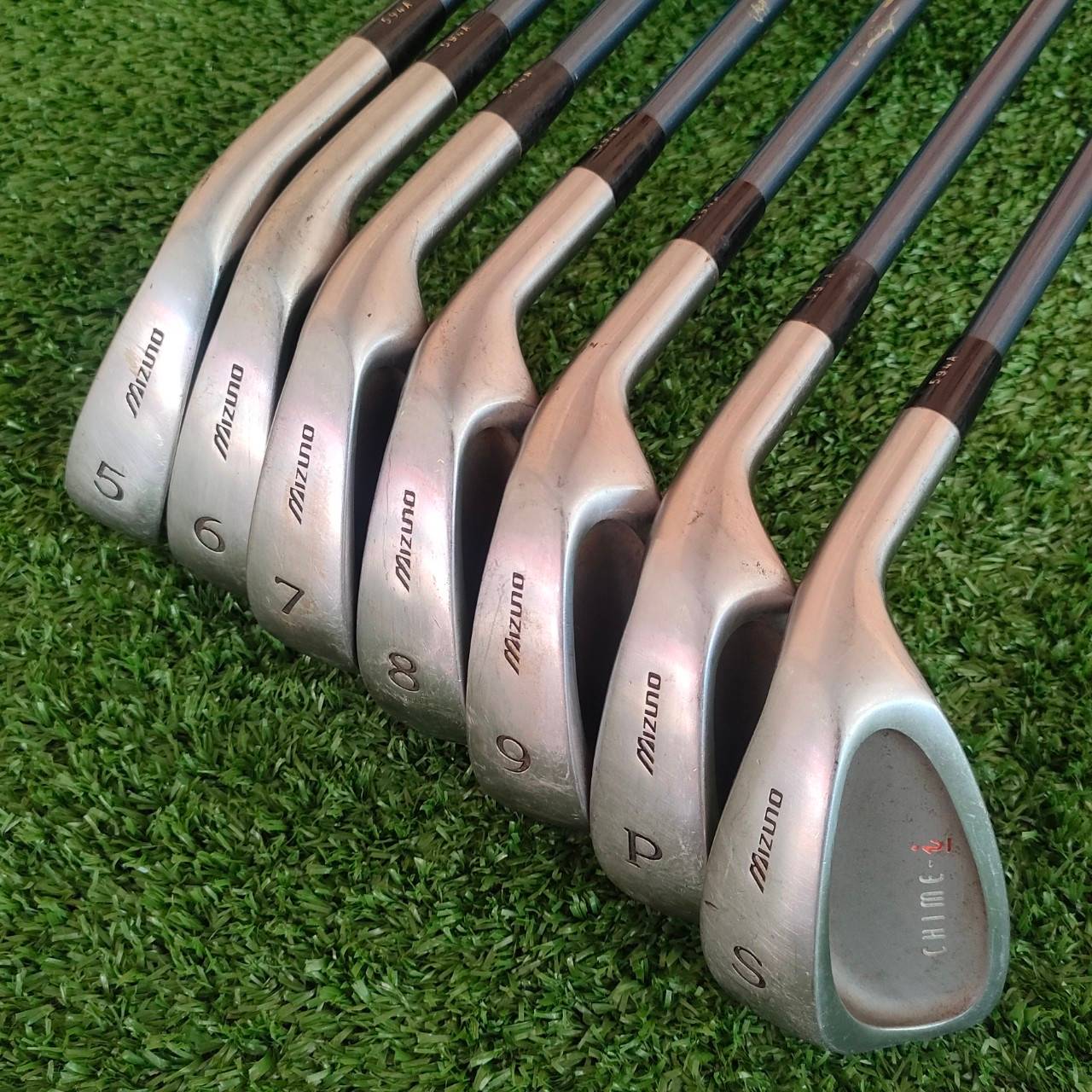 ** ไม้กอล์ฟสำหรับผู้หญิง ** ชุดเหล็ก MIZUNO CHIME LADY มีเหล็ก 5-9 เเละ PW SW